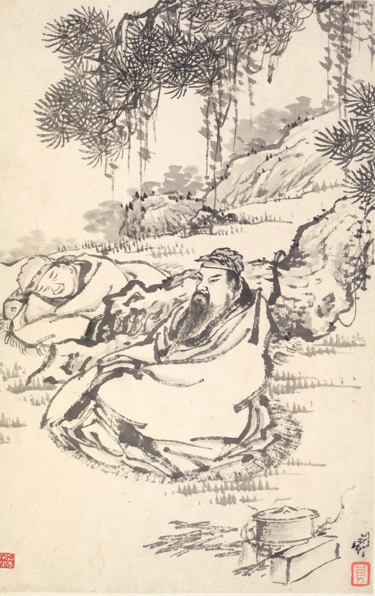 Lu Tong and Servant