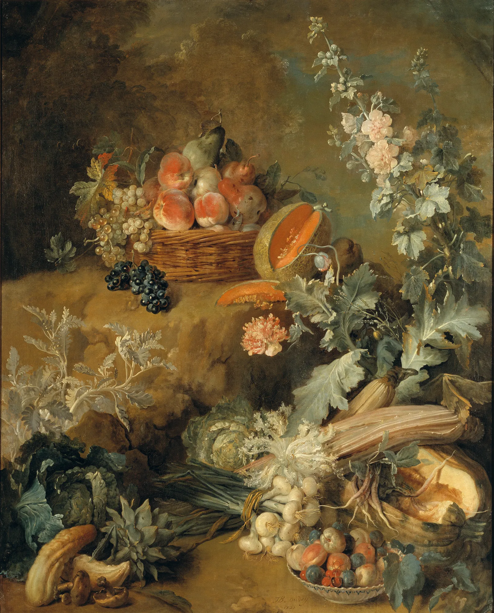 Still Life of Fruits and Vegetables (Earth)
