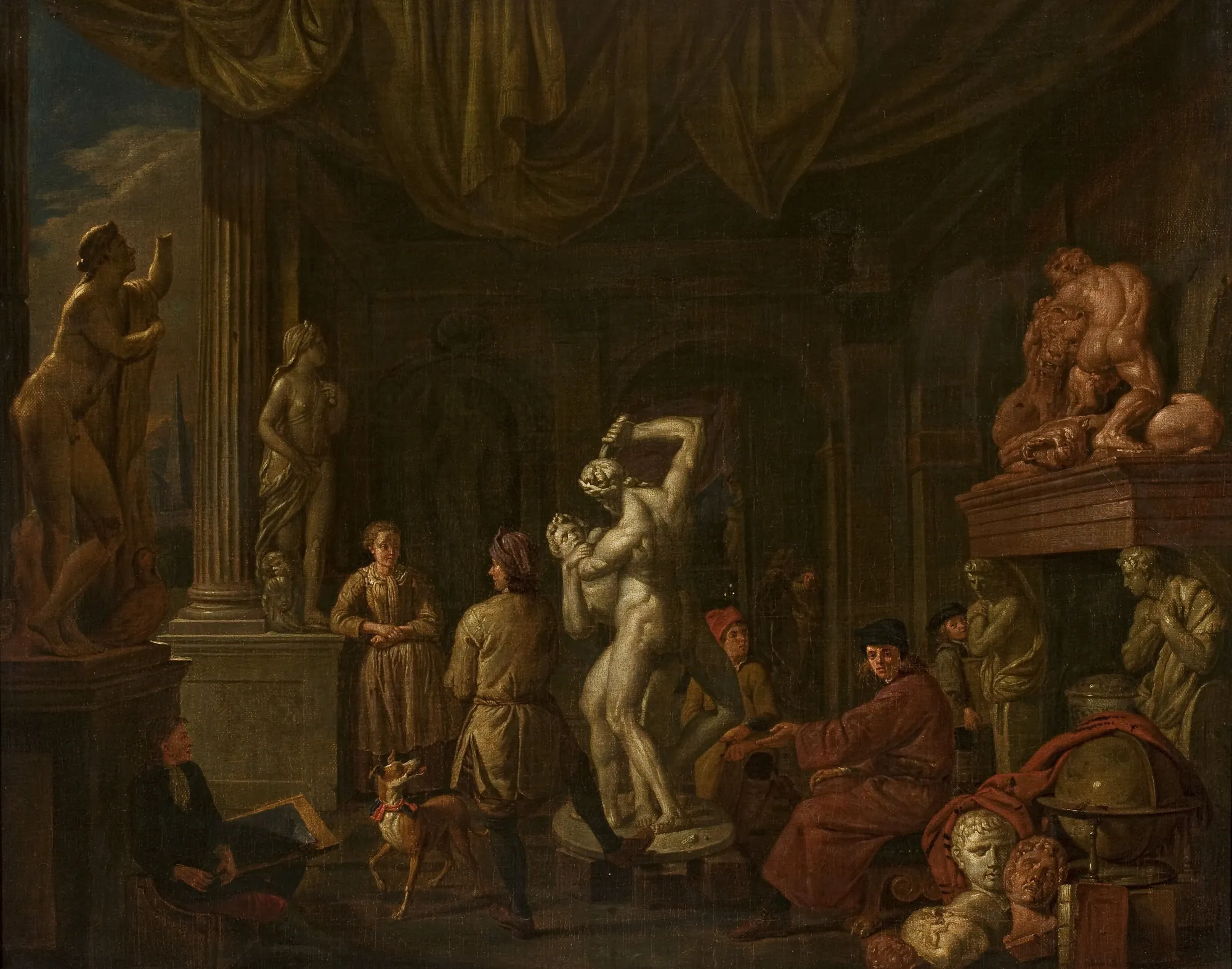 In the Sculptor's Studio
