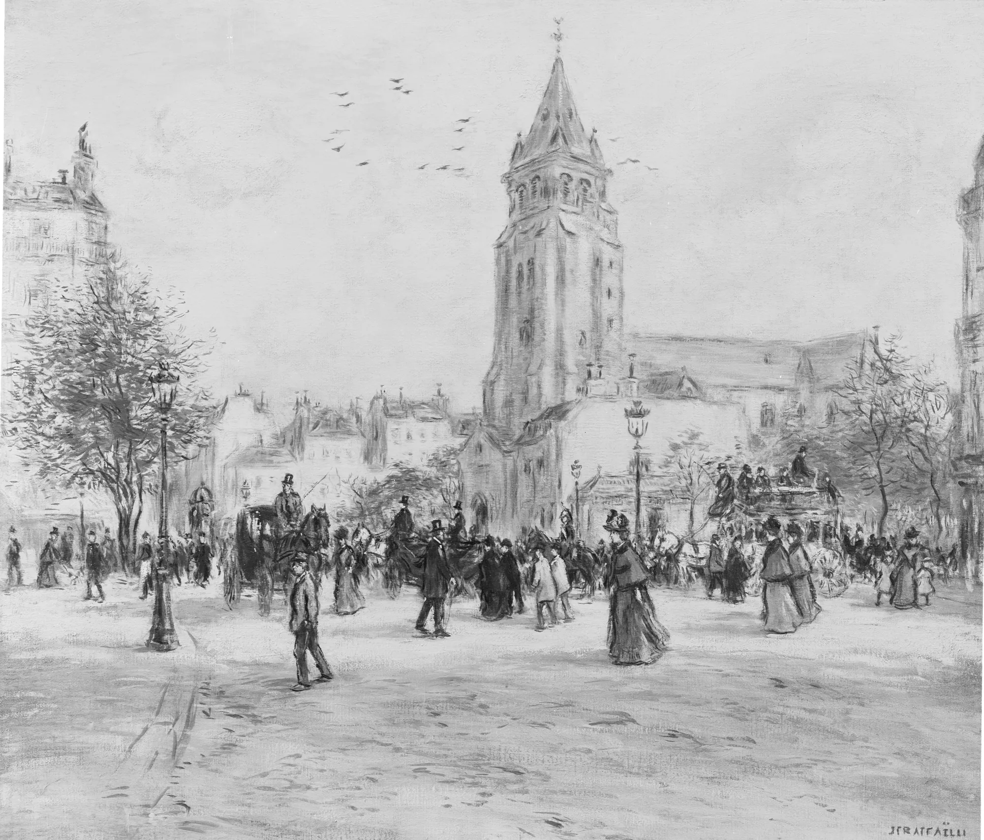 Place Saint-Germain-des-Prés, Paris