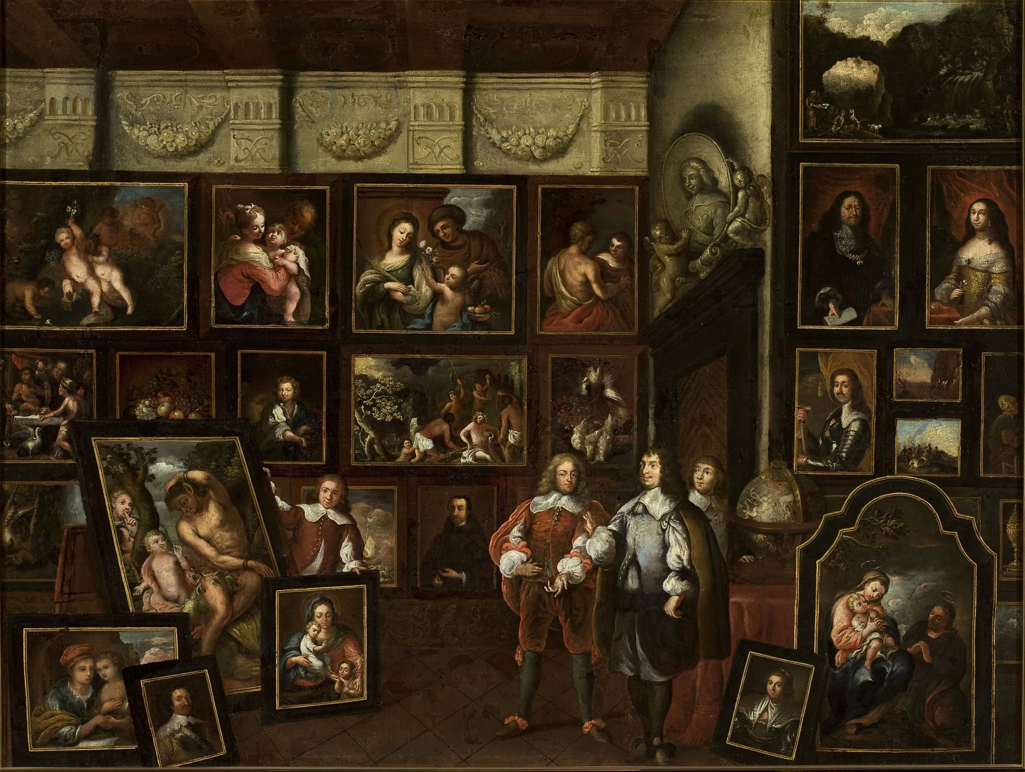 Interior of a Gallery of Paintings of the Libštejnský of Kolovrat Family