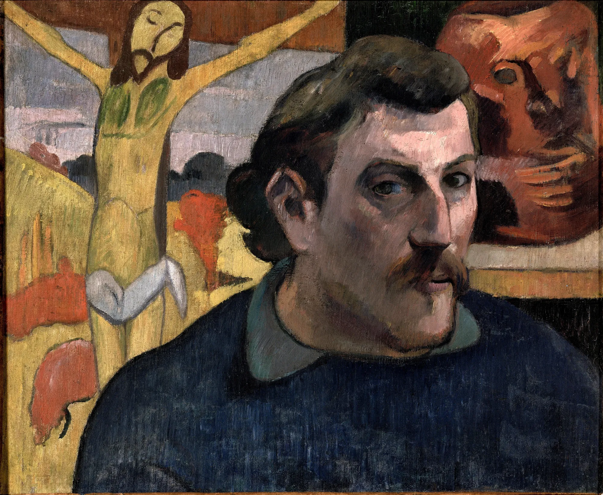 Portrait of the Artist with the Yellow Christ