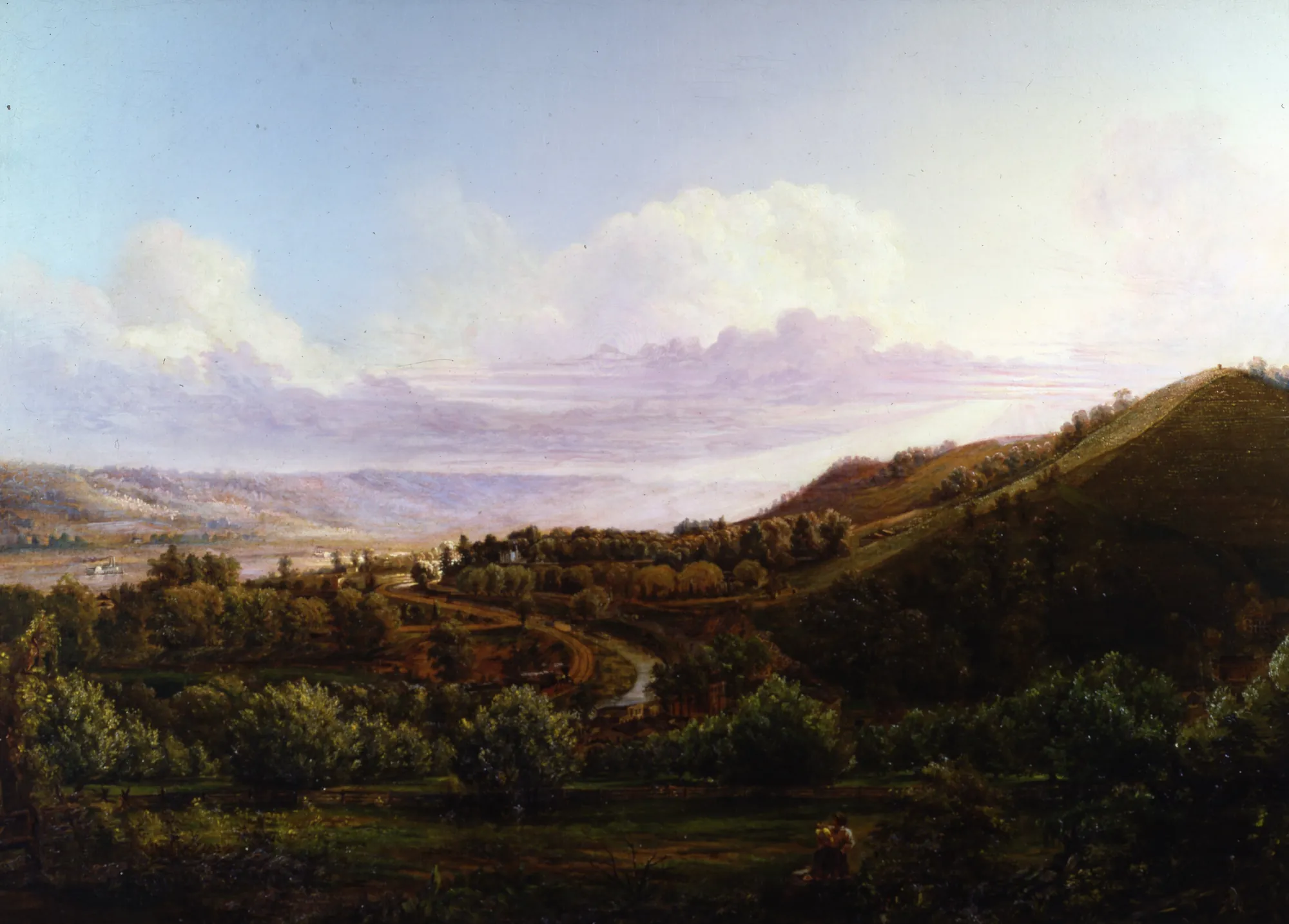 View of Bald Face Creek in the Ohio River Valley