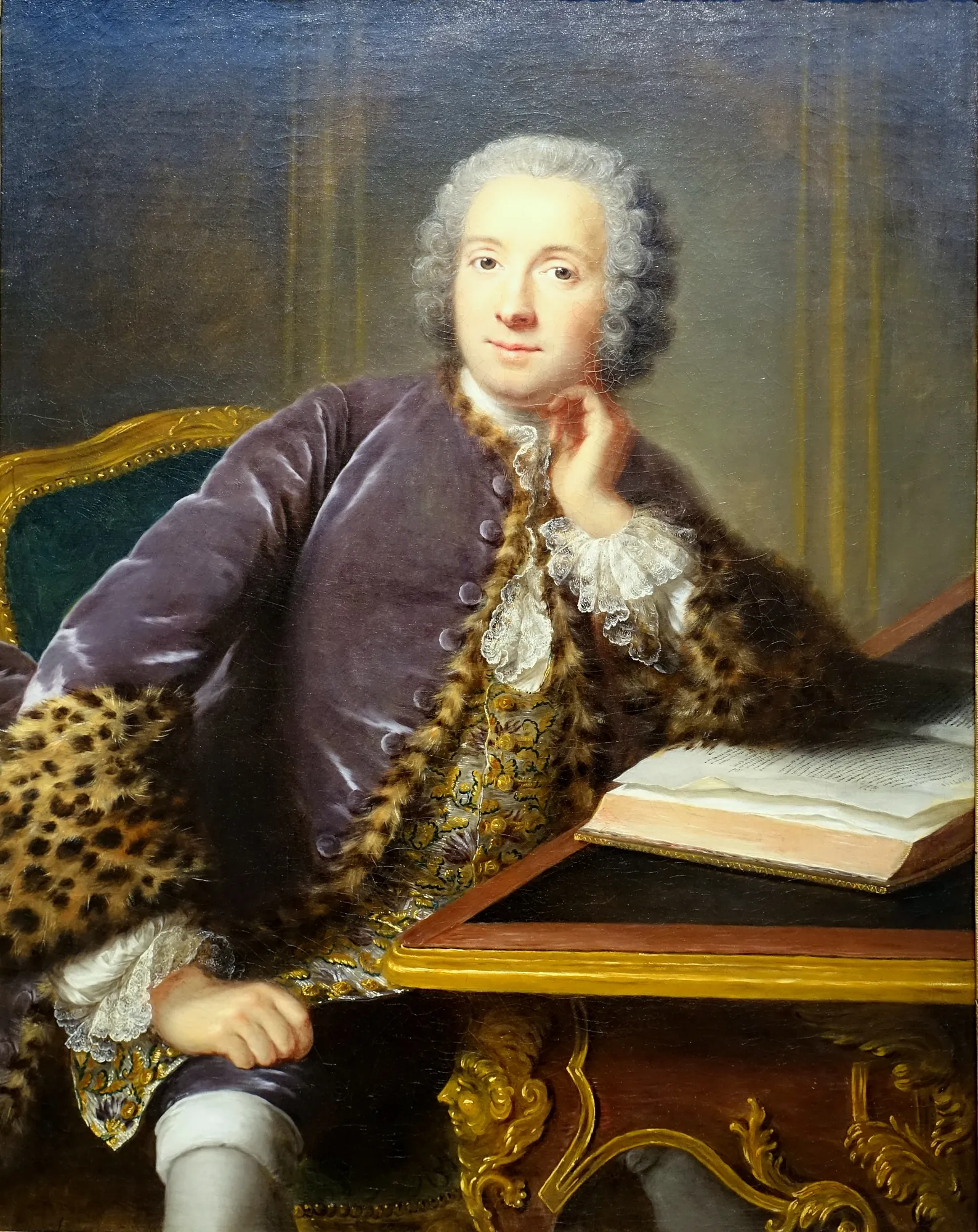 Portrait of a Man Seated at a Desk