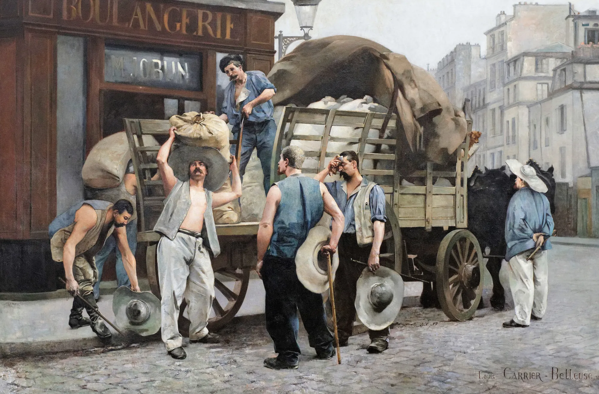 Flour Carriers: A Parisian Scene