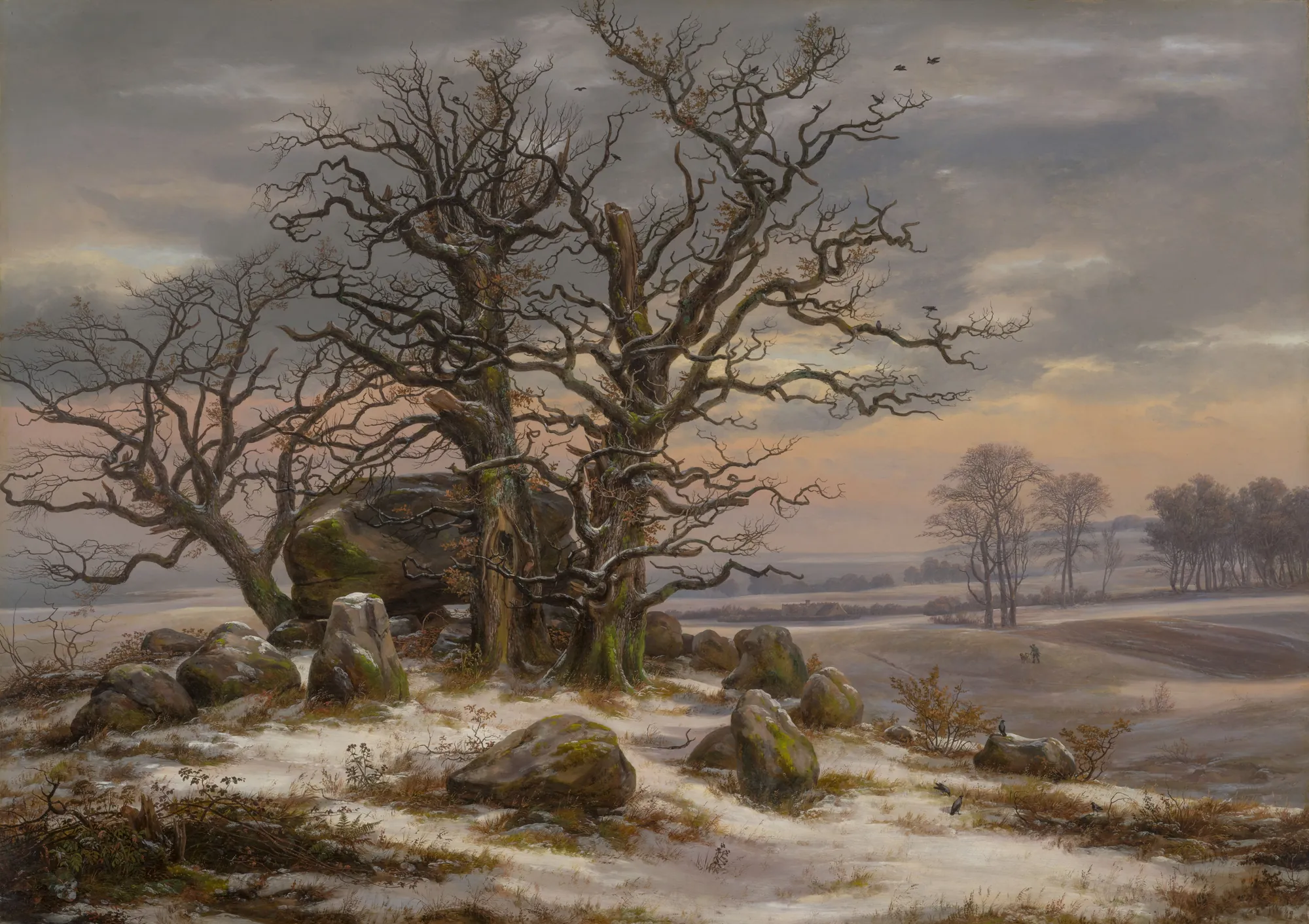 Dolmen near Vordingborg in Winter