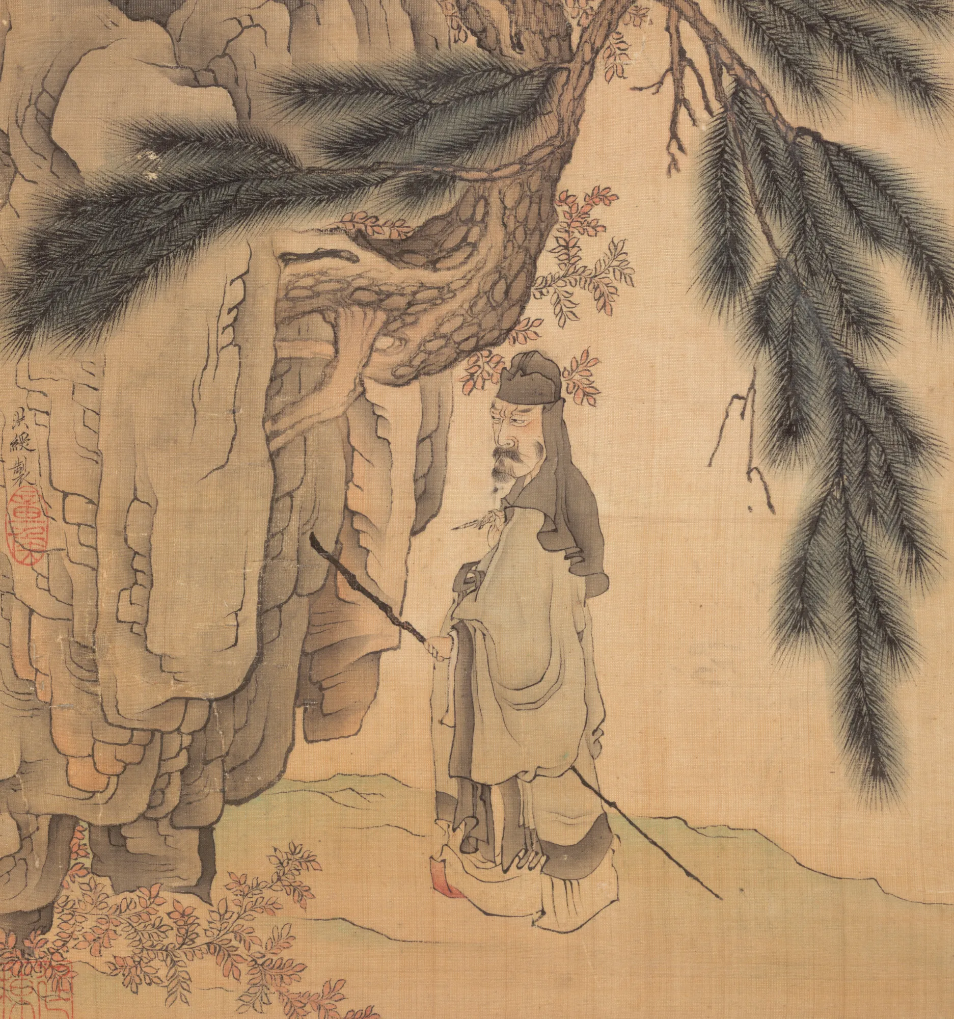Scholar with Staff and Brush