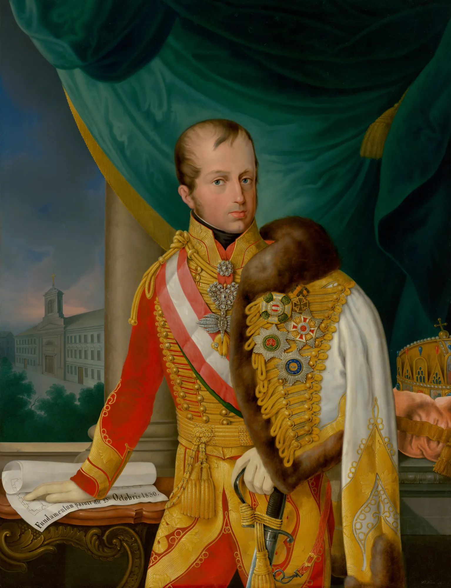Emperor Ferdinand I as Founder of St. Ladislav's Church