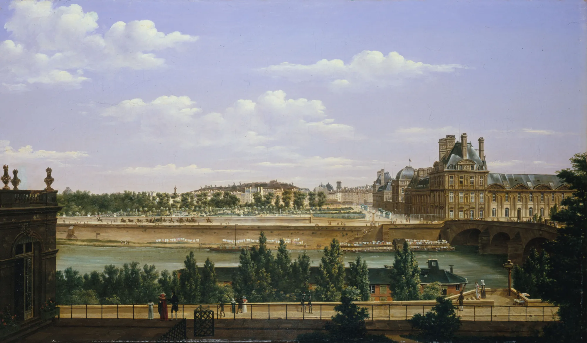 The Tuileries Garden and Palace, Viewed from the Quai d'Orsay