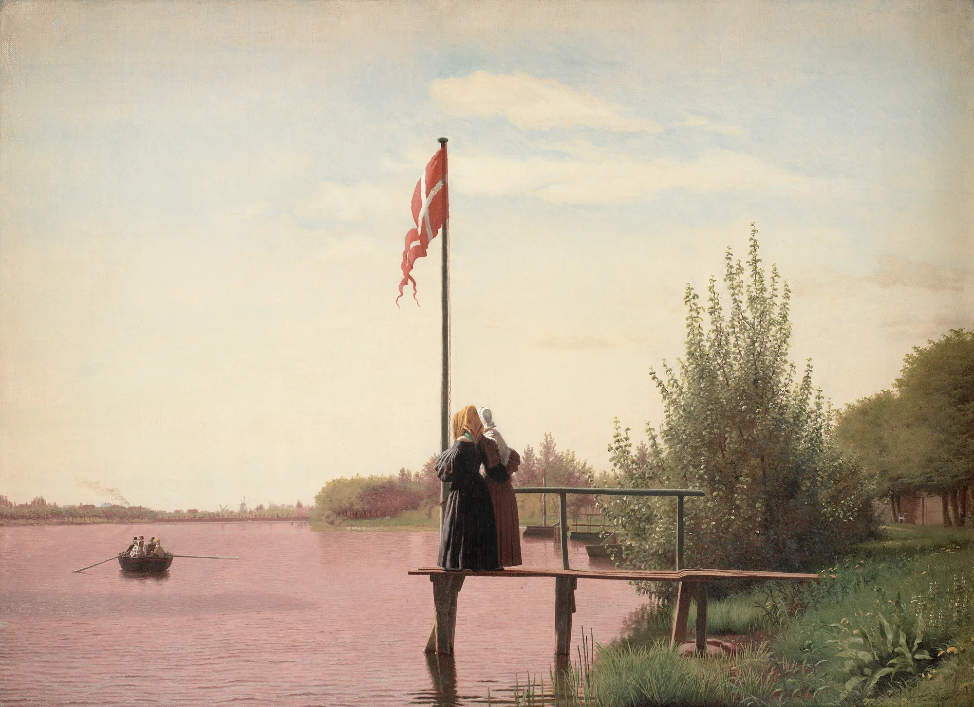 A View of Lake Sortedam from Dosseringen
