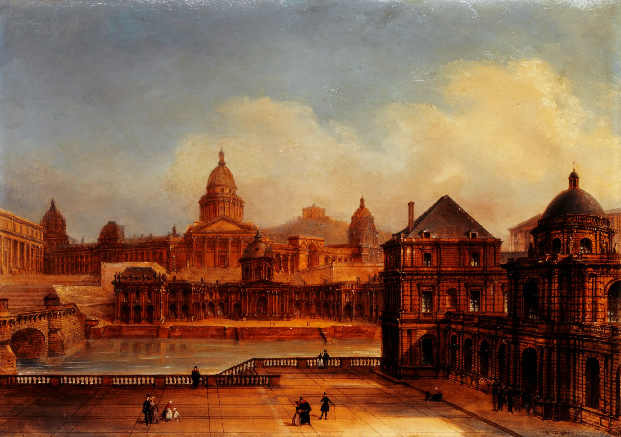Composite View of Parisian Monuments