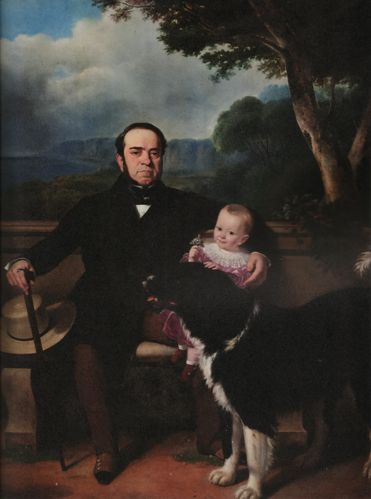 Portrait of José Máximo Coelho Falcão and a Child