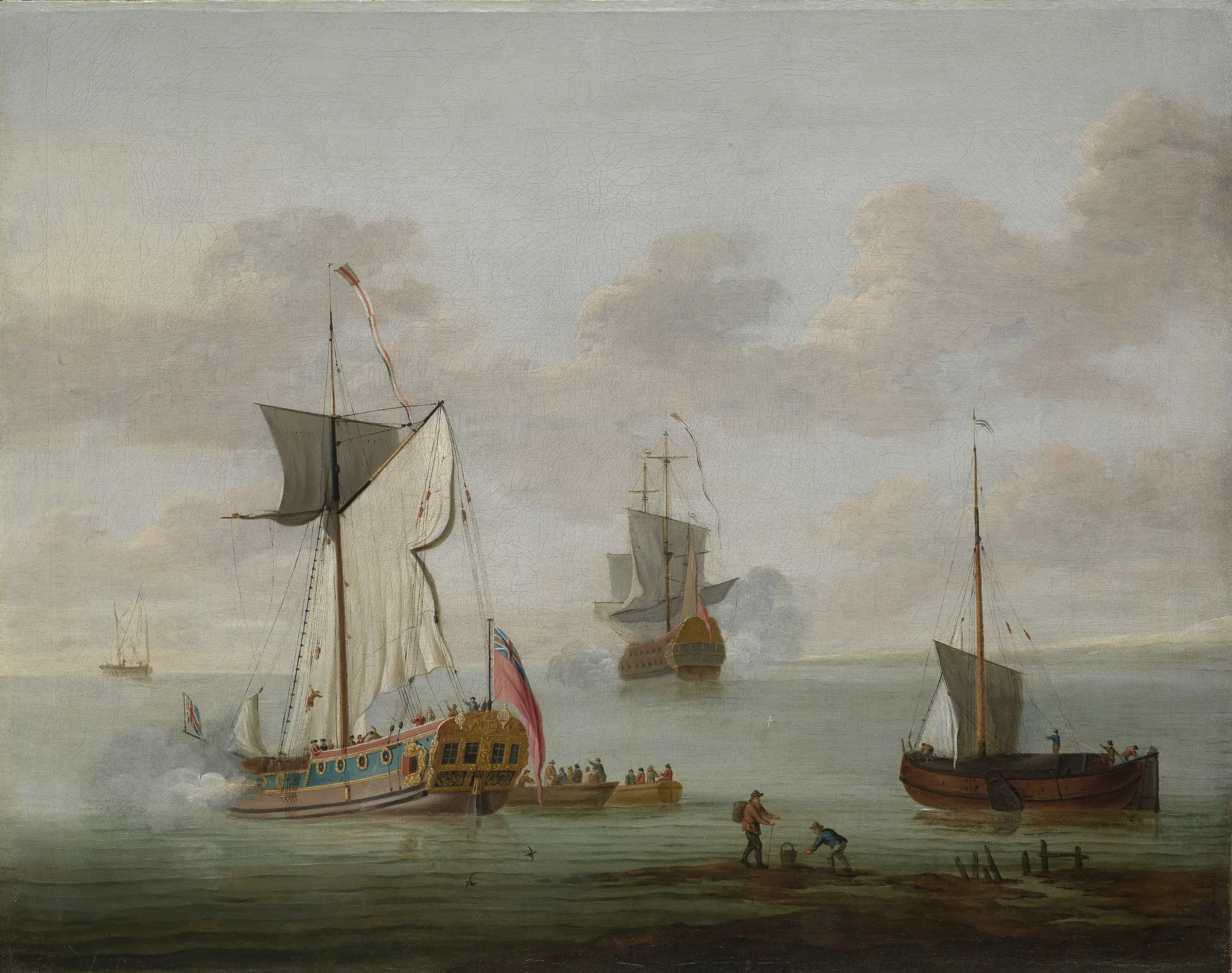 A Royal Yacht, Possibly the 'Mary'