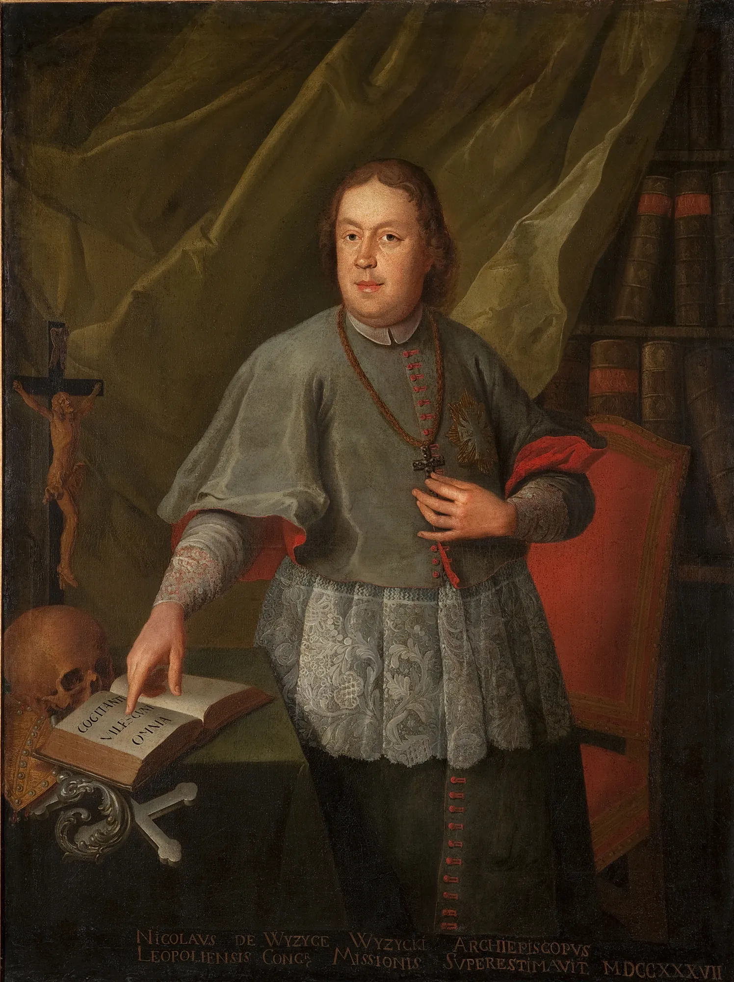Portrait of Mikołaj Wyżycki, Archbishop of Lviv