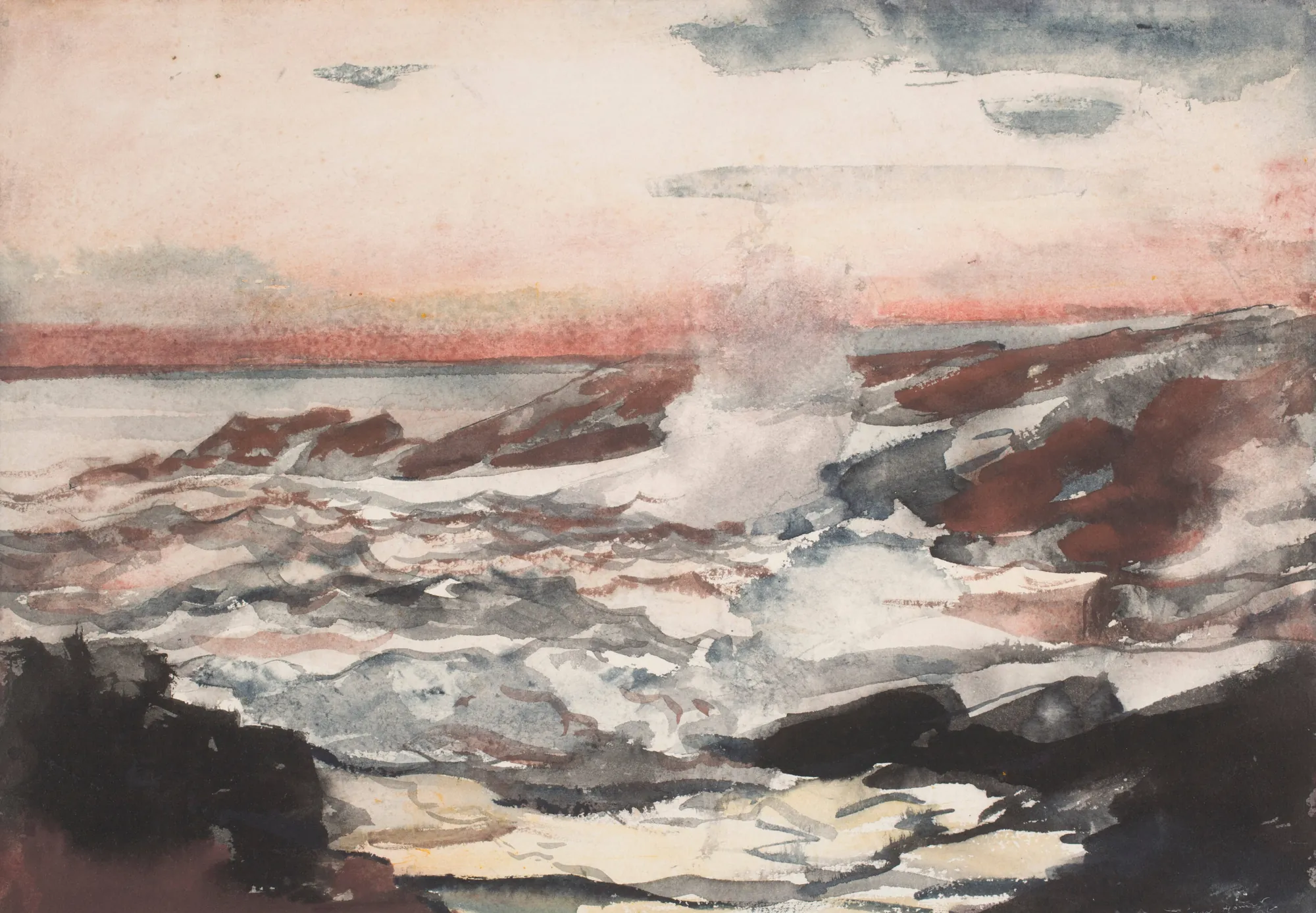 Prout's Neck, Surf on Rocks