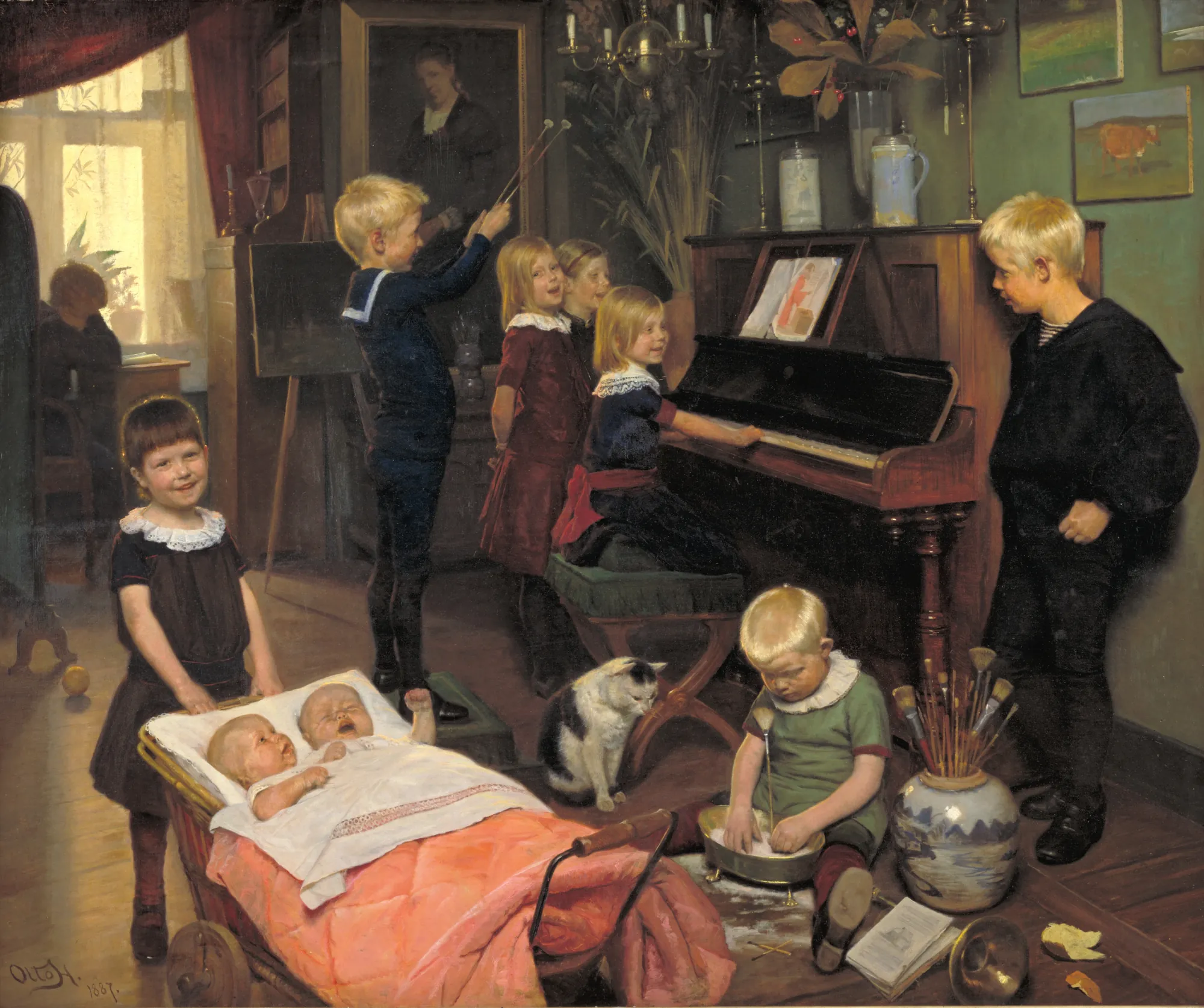 A Concert: The Artist's Children and Their Playmates
