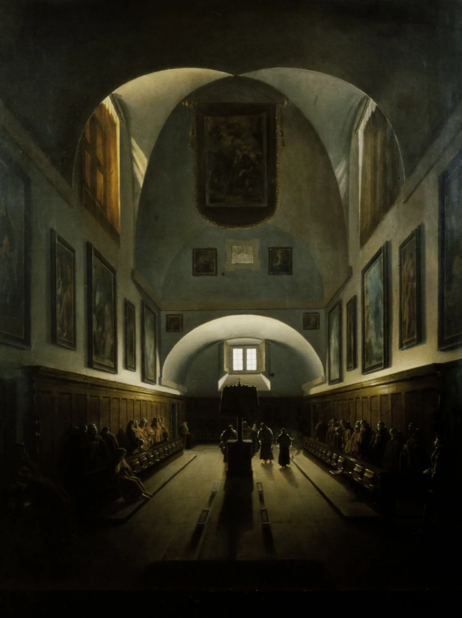 The Choir in the Capuchin Church on the Piazza Barberini, Rome
