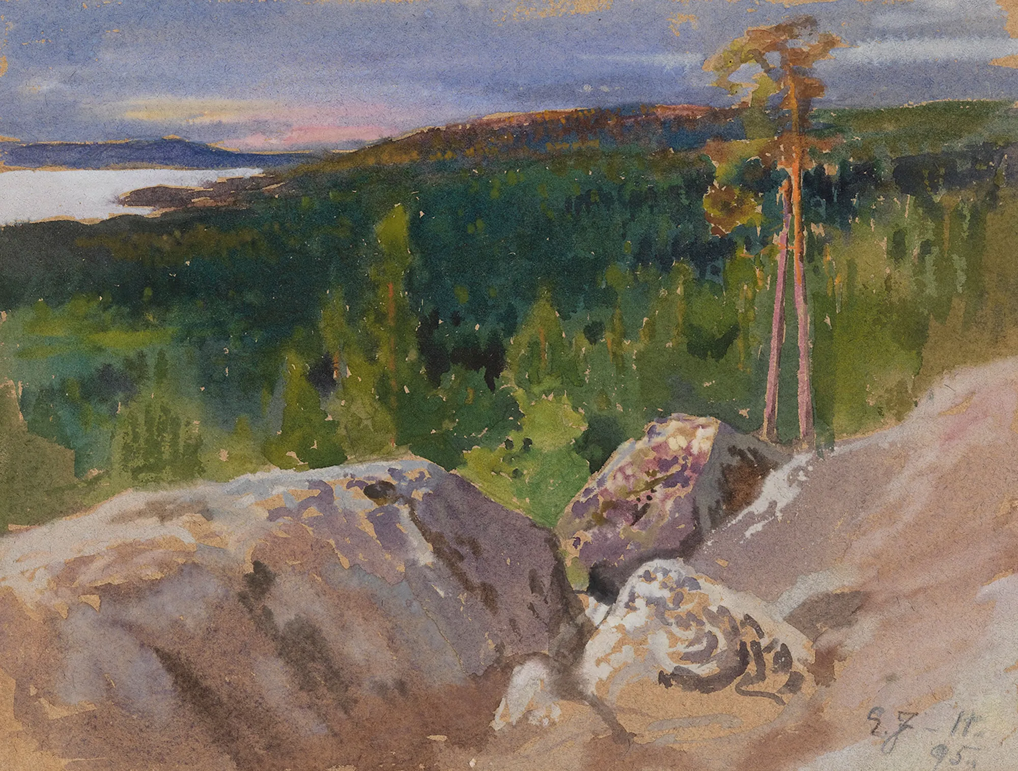Harjoitelma Kolilta (Study from Koli)