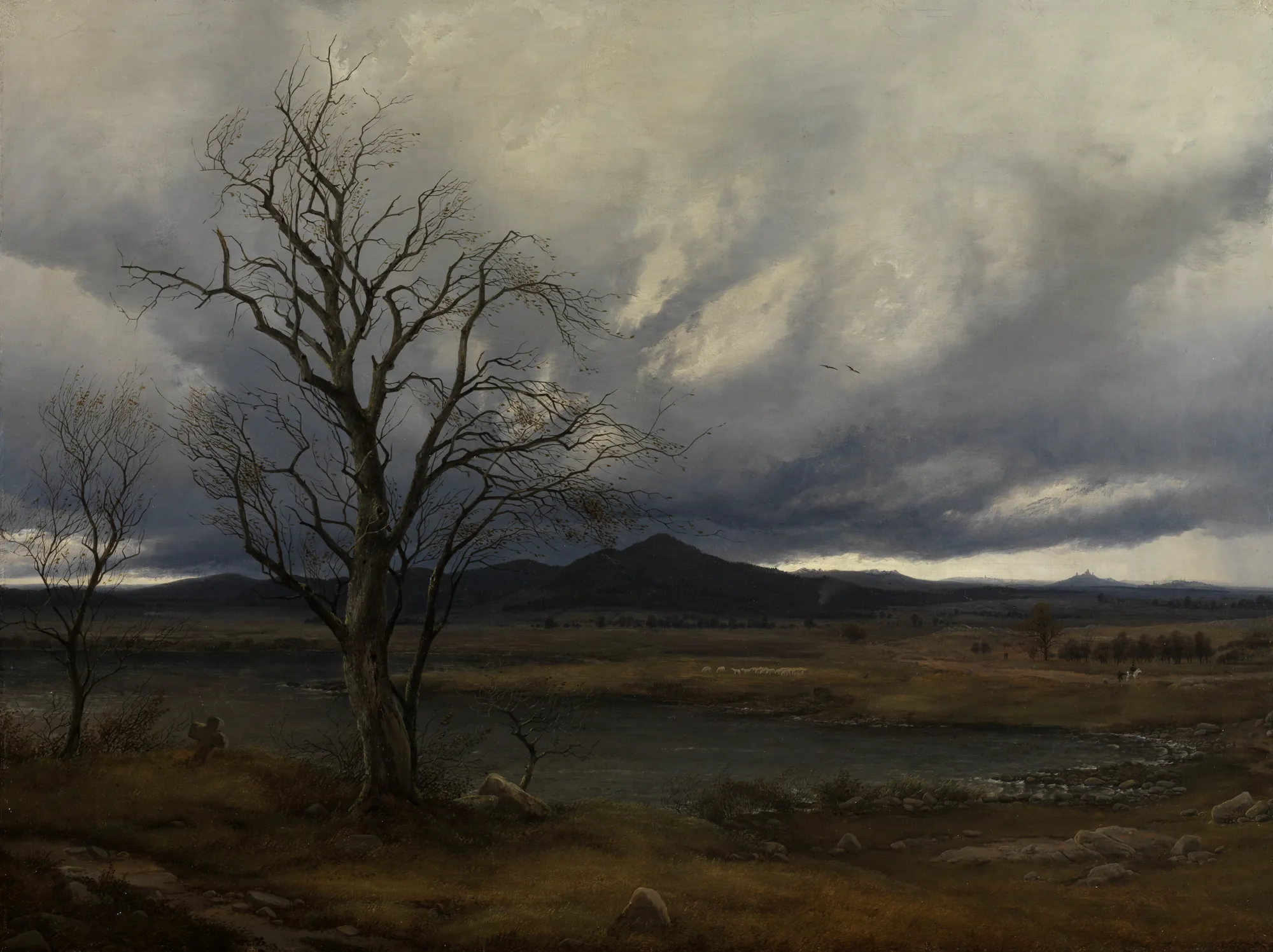 Landscape with an Approaching Storm