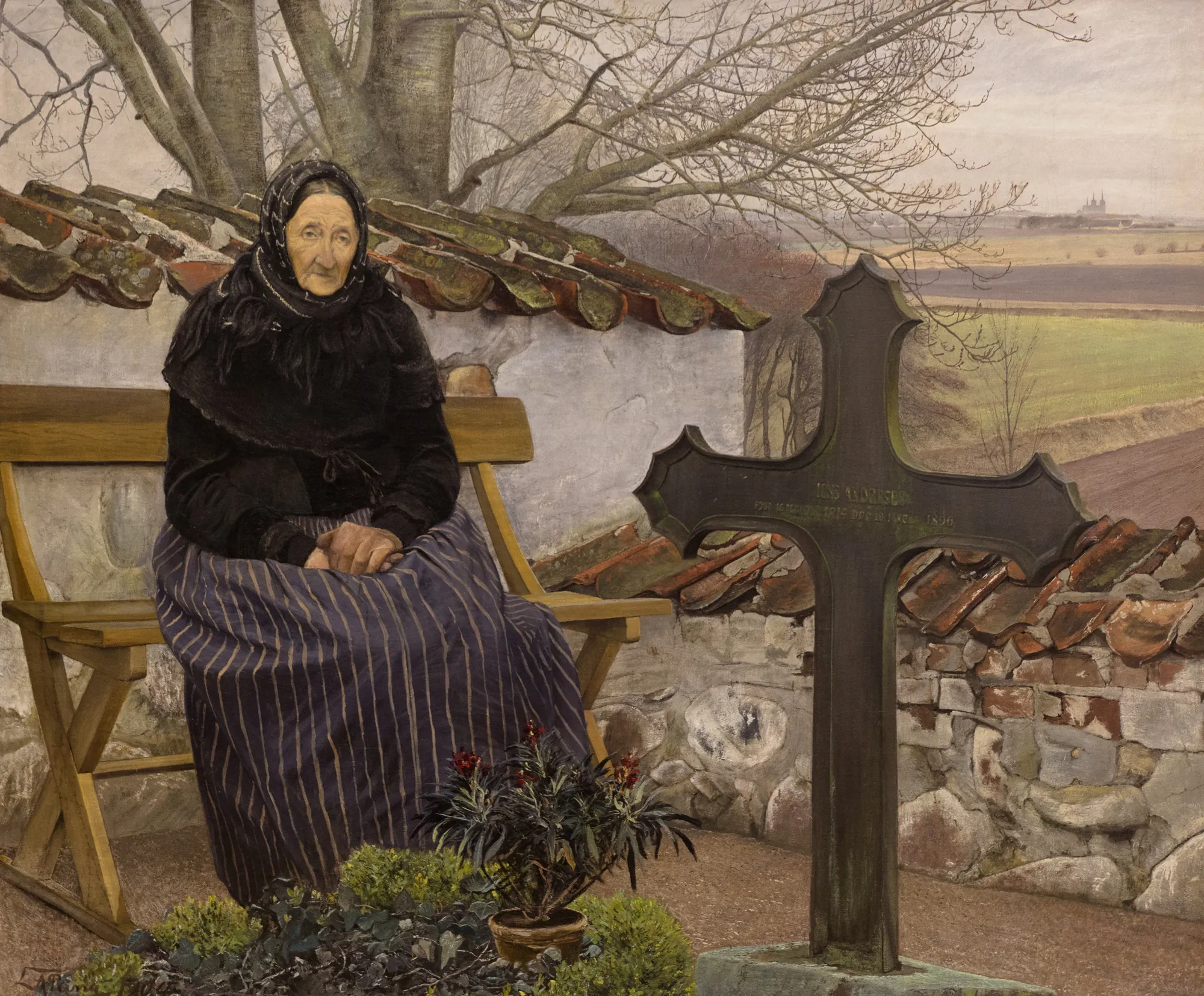 Churchyard at Fløng
