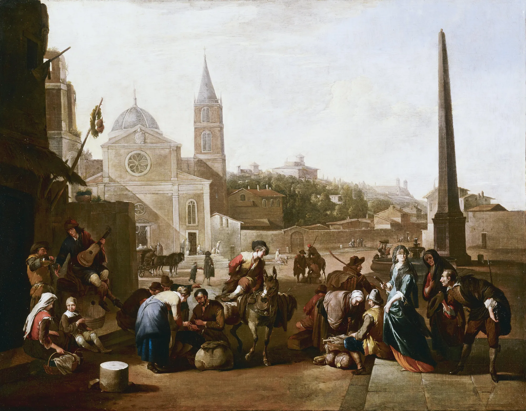 The Piazza del Popolo, Rome