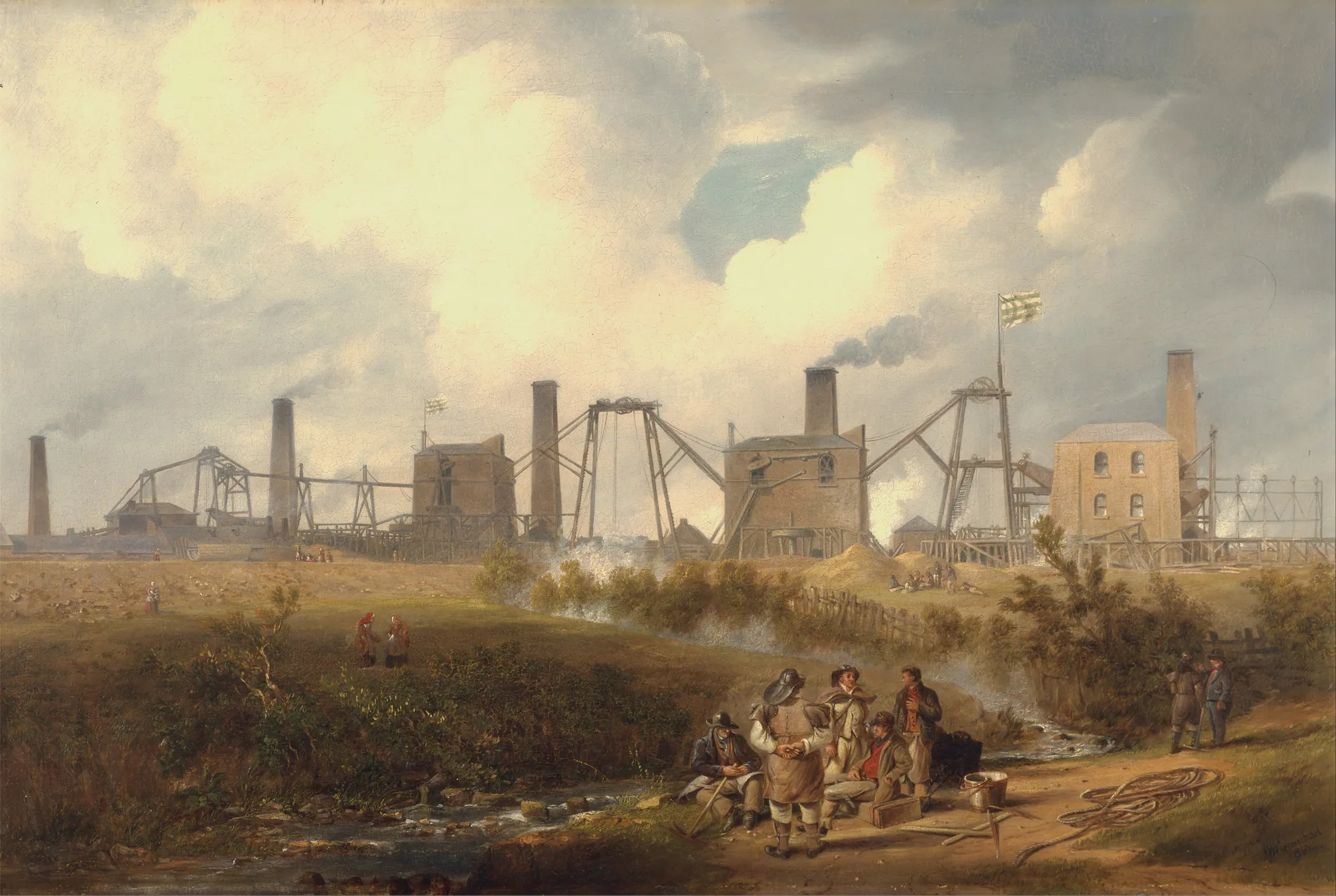 A View of Murton Colliery near Seaham, County Durham