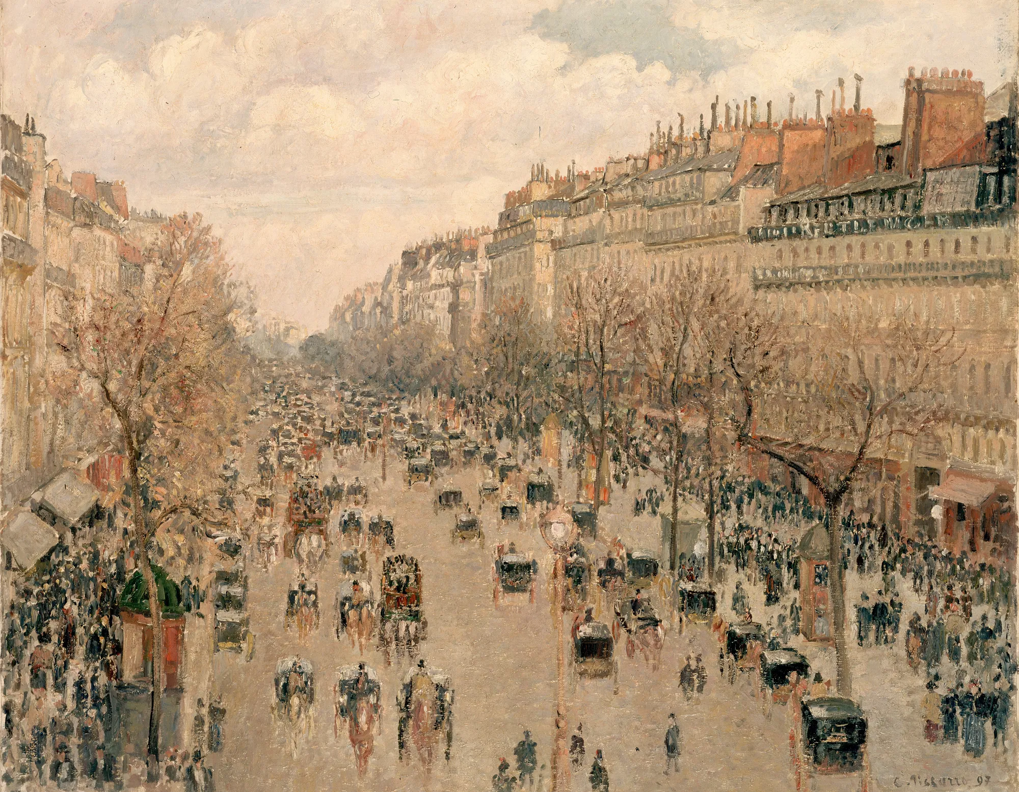Boulevard Montmartre, Sunny Afternoon