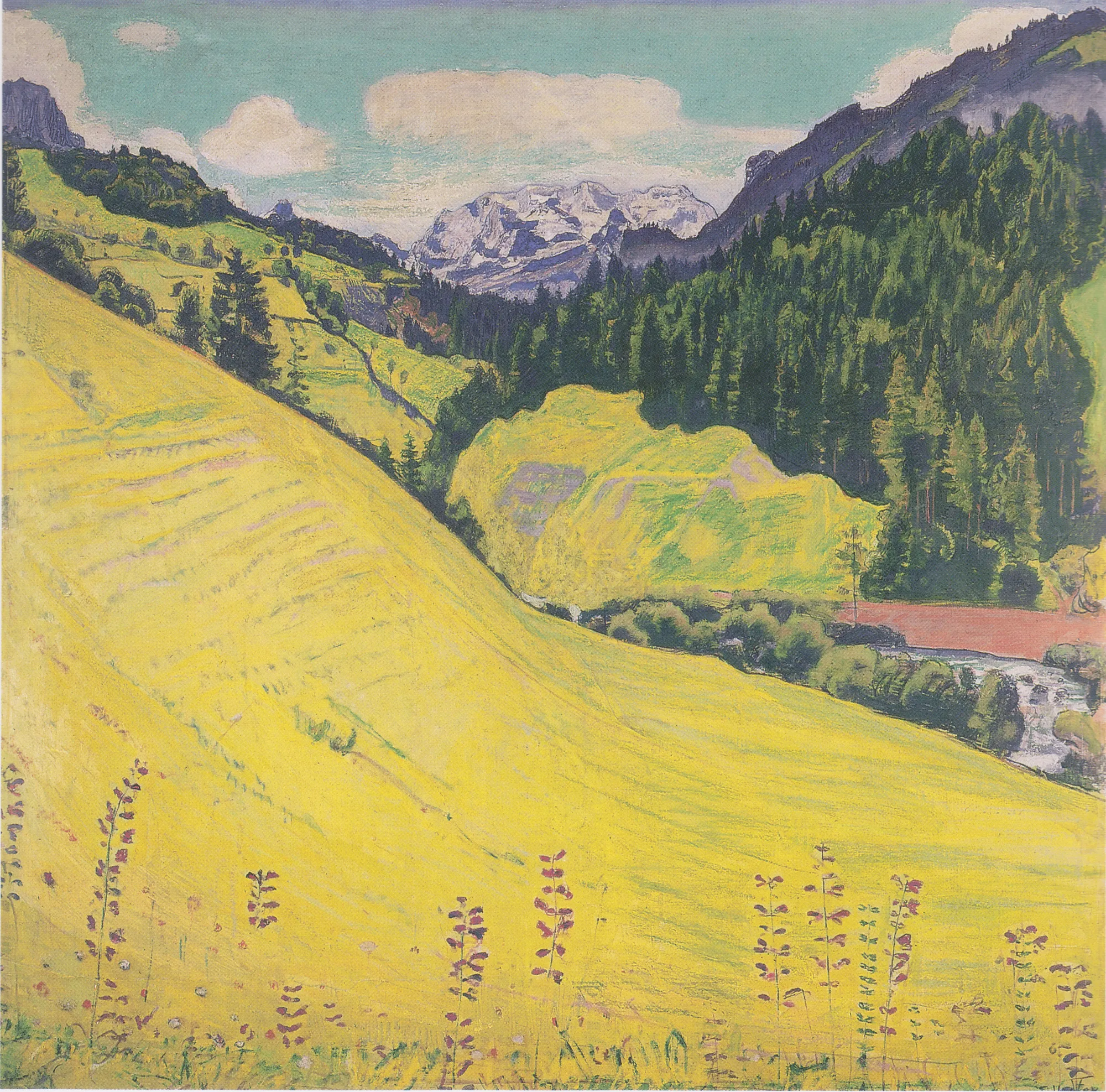 Kiental mit Blümlisalp