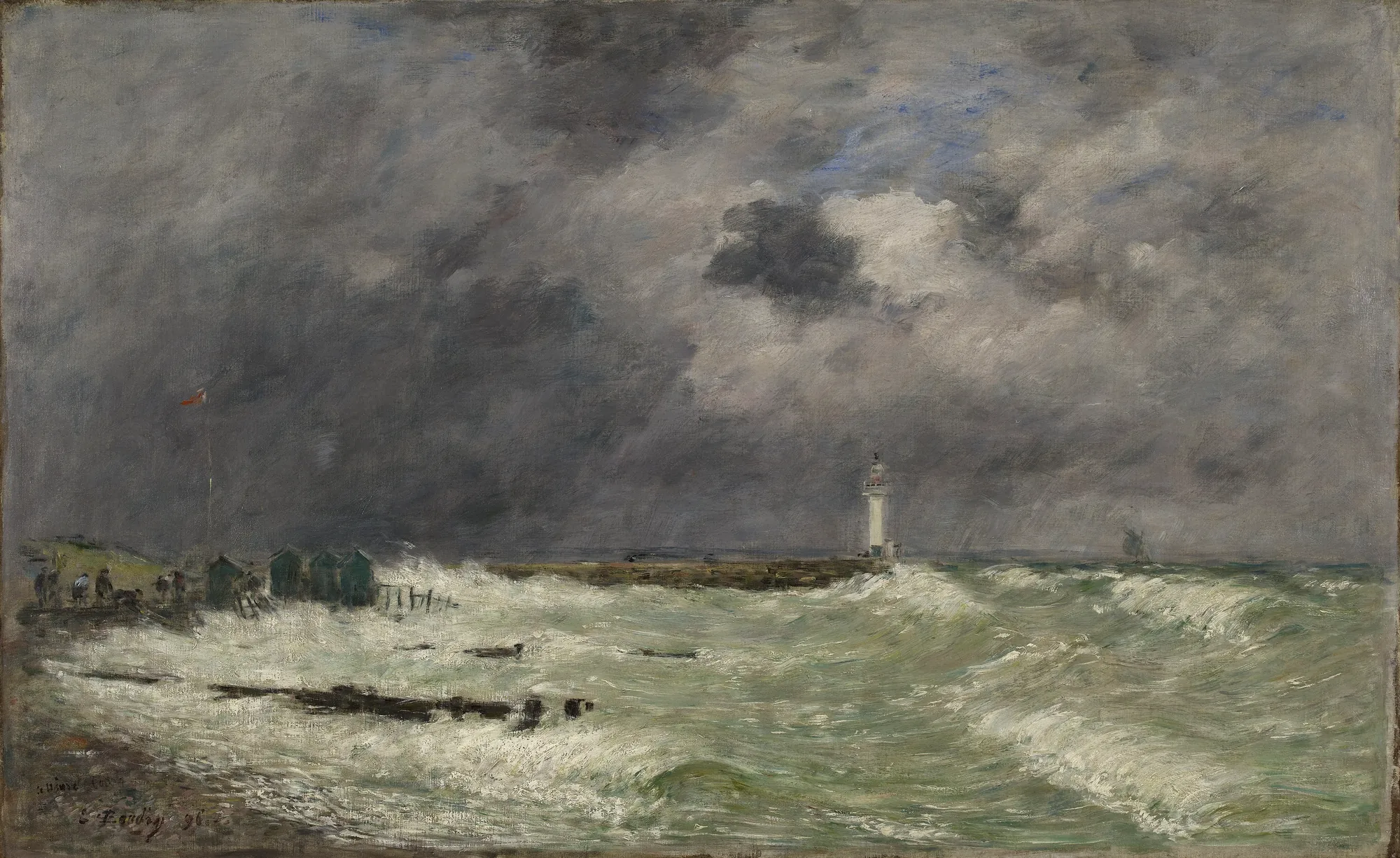 Coup de vent devant Frascati, Le Havre