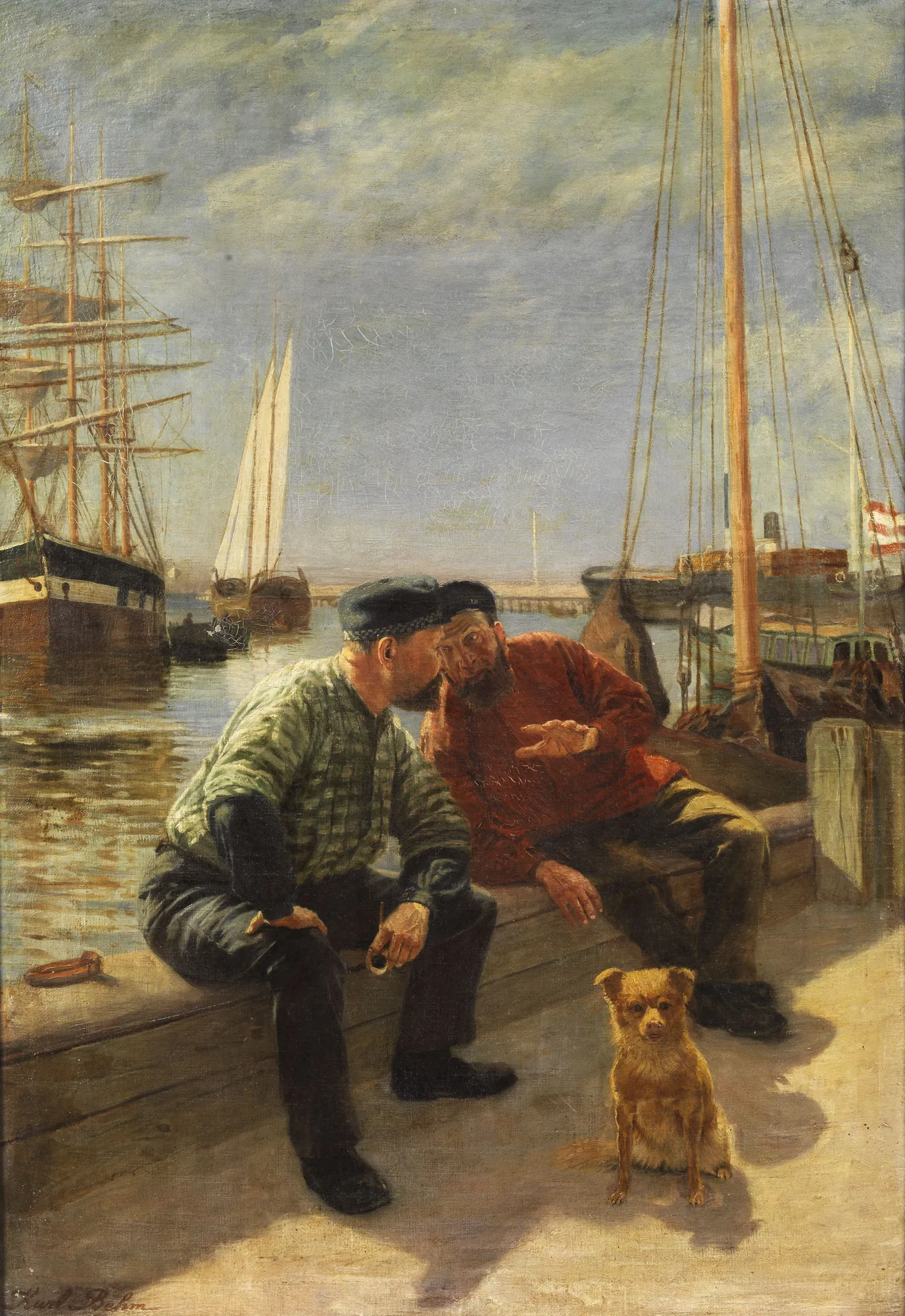 Two Fishermen on the Quay
