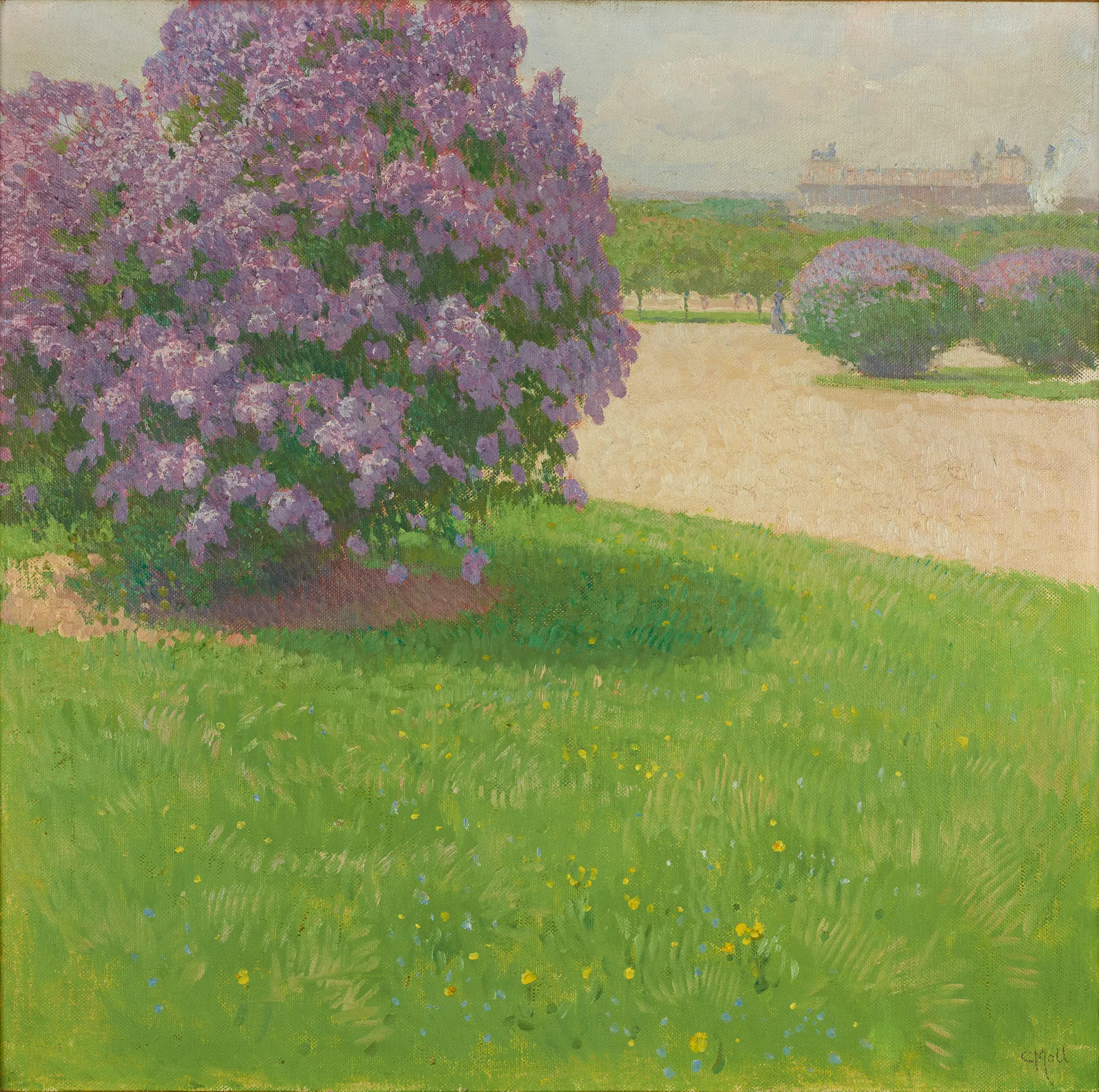 Heldenplatz with Lilacs