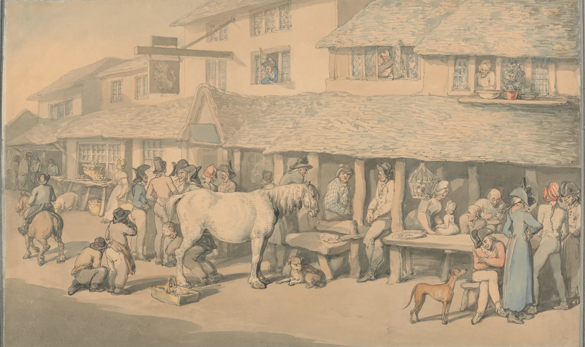 French Prisoners on Parole at Bodmin, Cornwall