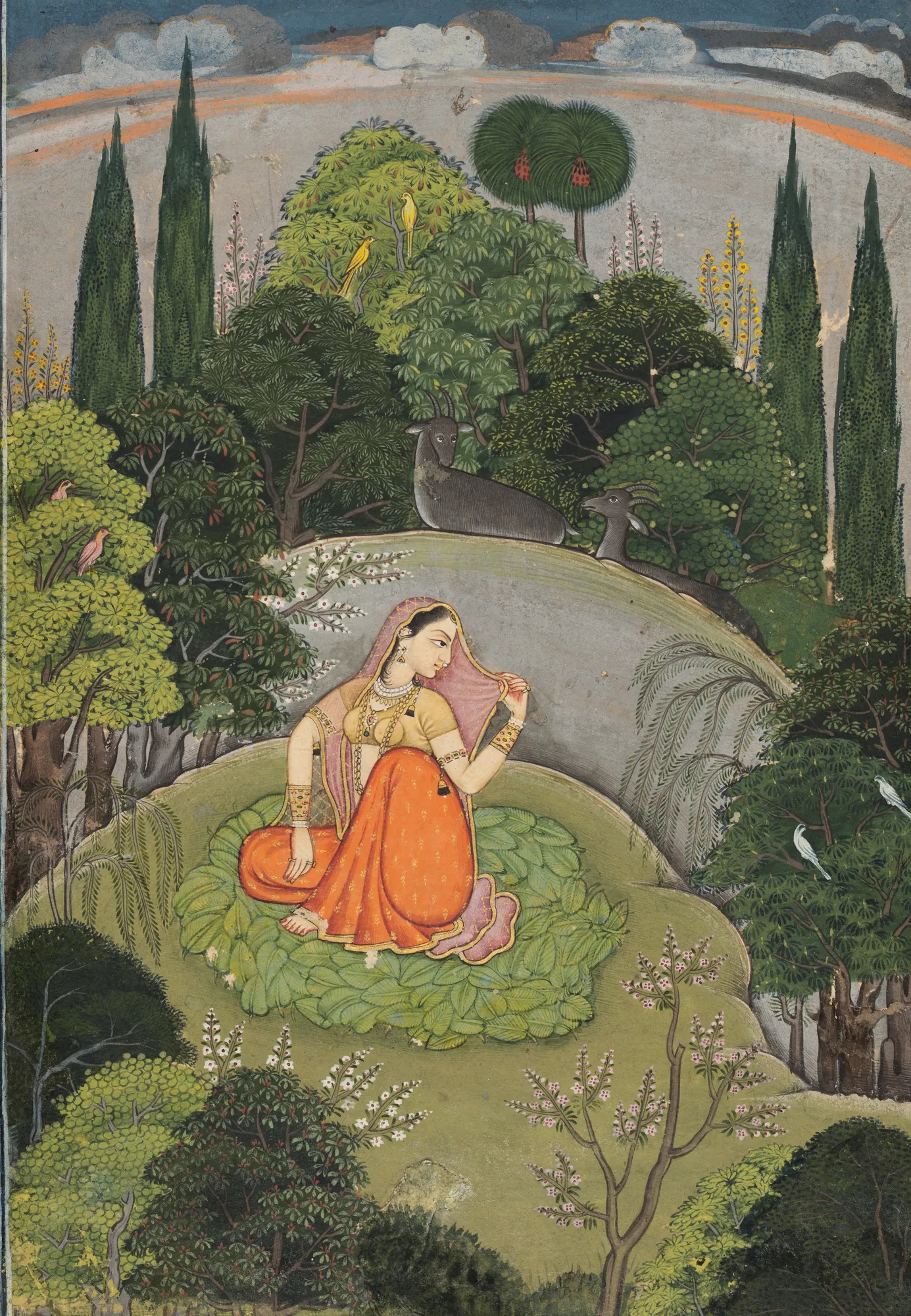 Utka Nayika (The Anxious Heroine)