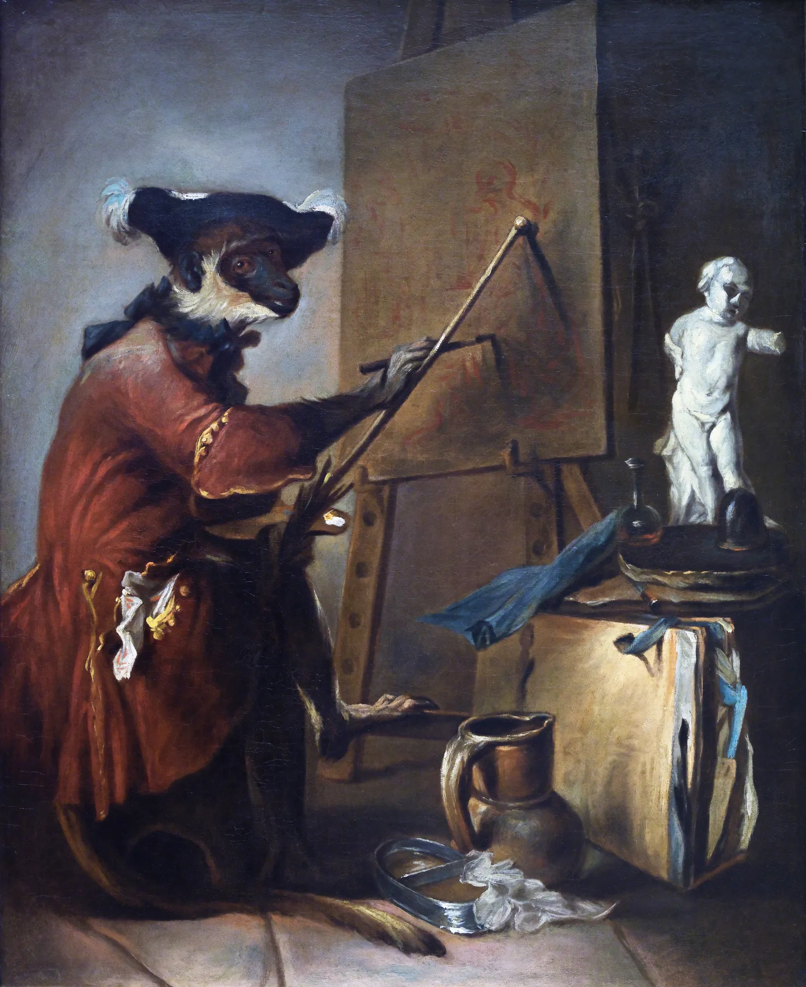 The Monkey Painter (Le Singe peintre)