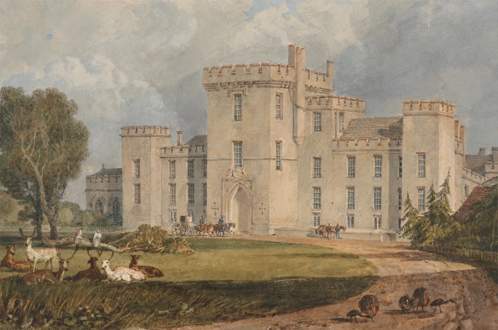 View of Hampton Court, Herefordshire