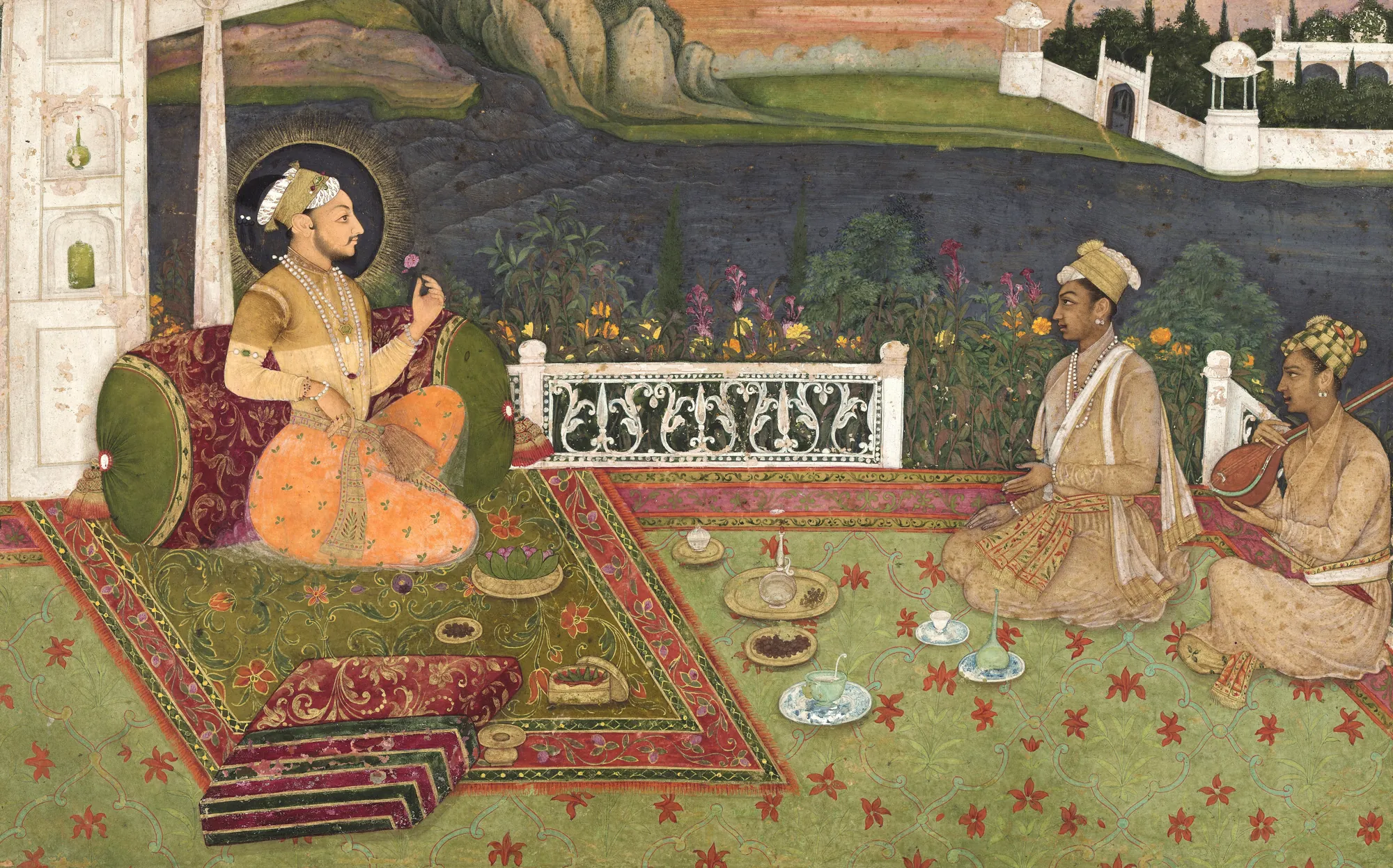 Prince Bedar Bakht Enjoying Music
