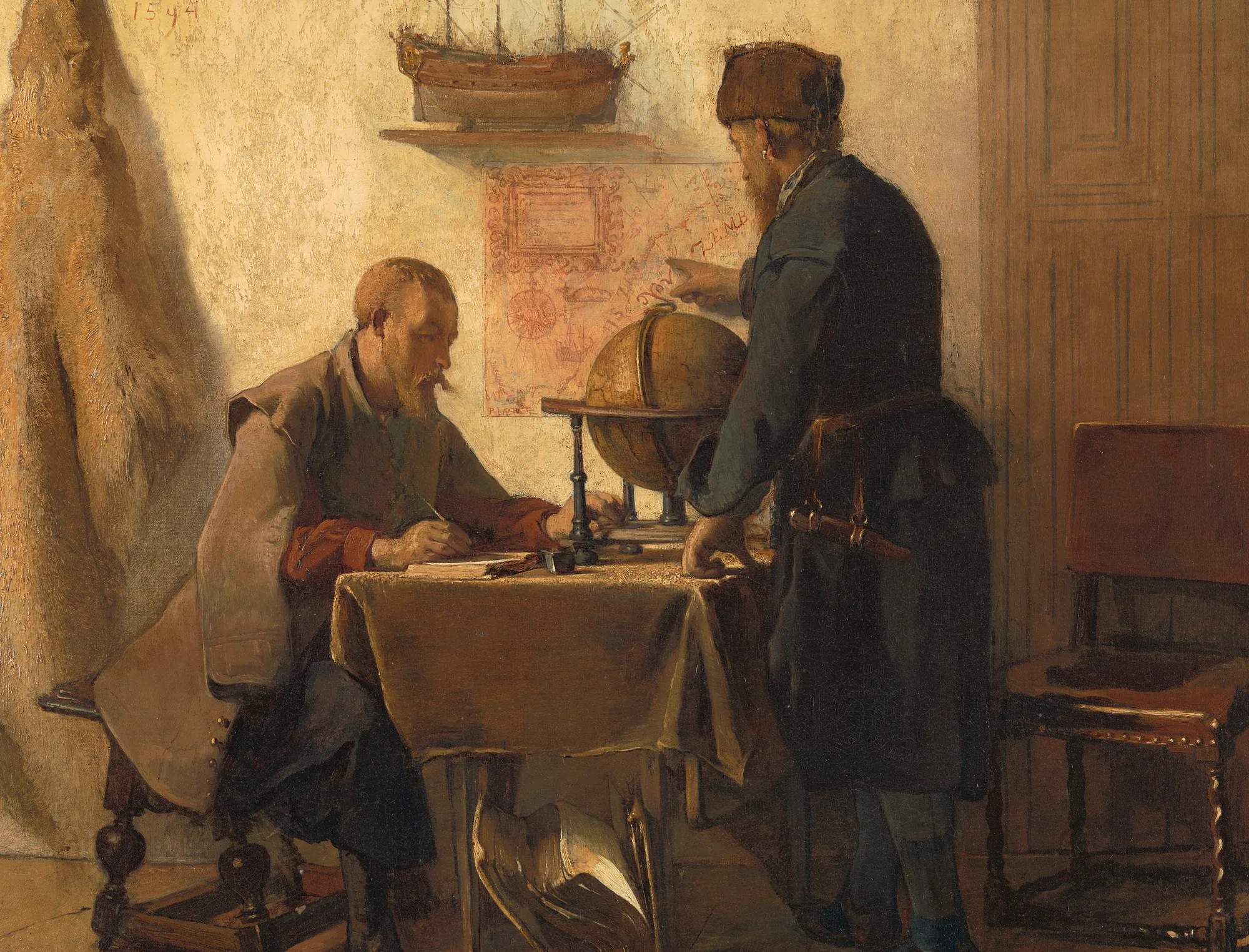 Heemskerck and Barents Planning their Second Expedition to the Far North