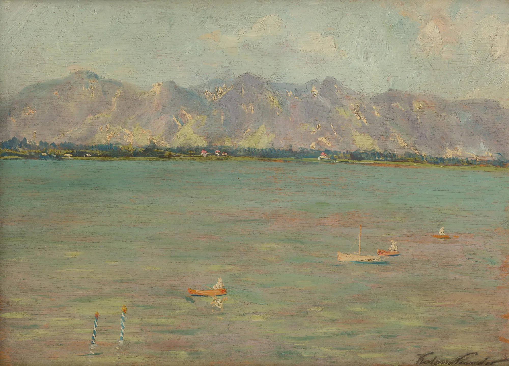 Mountain Landscape with a Lake