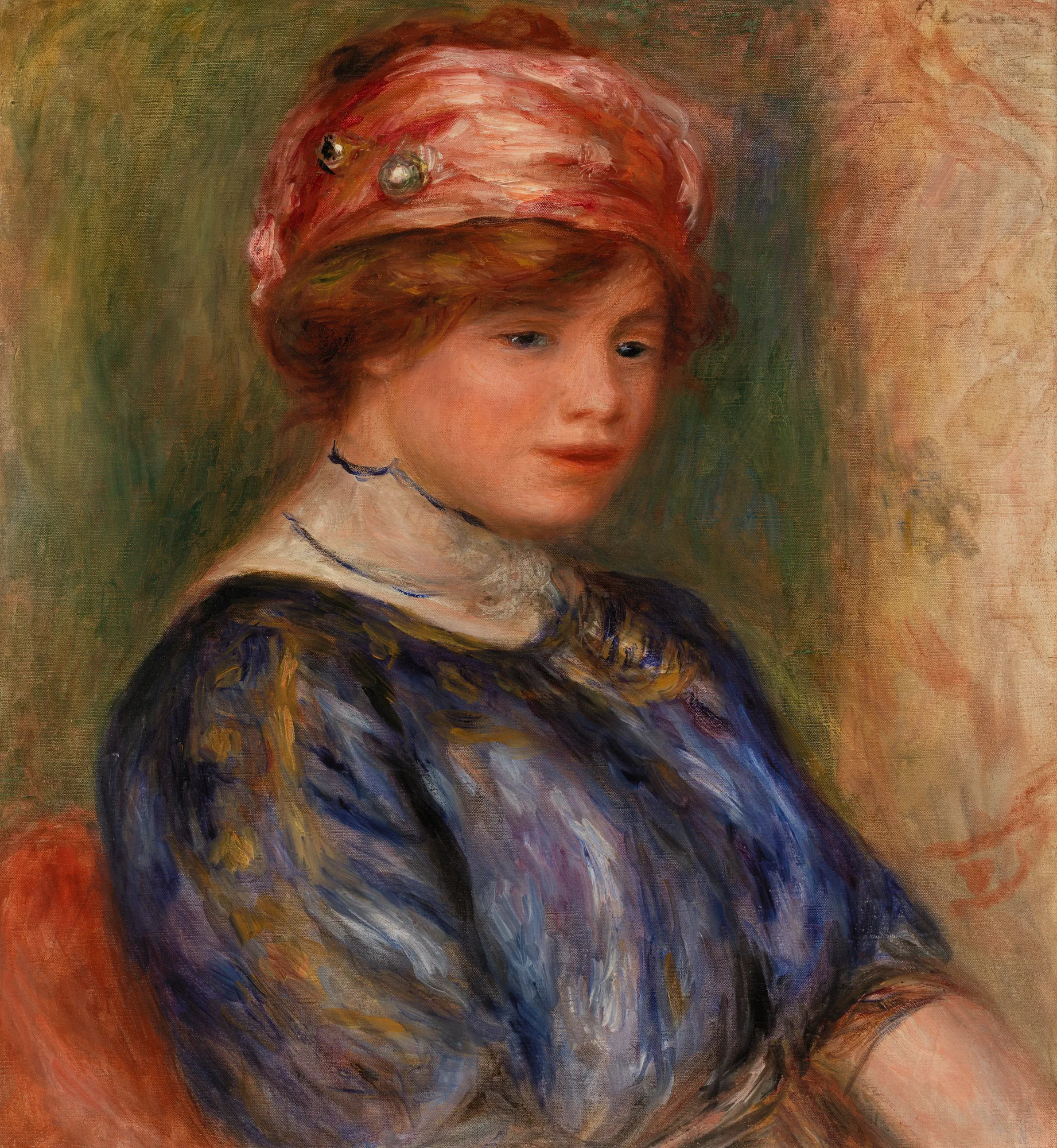 Young Woman in Blue (Jeune femme en corsage bleu)