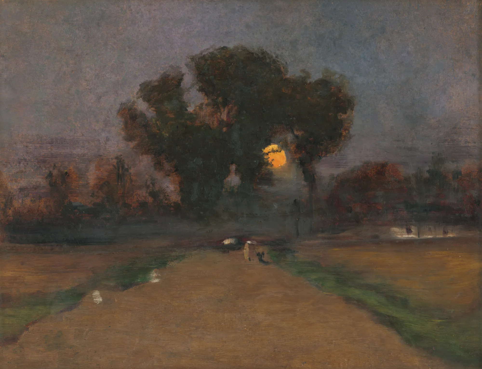 Landscape with the Setting Sun