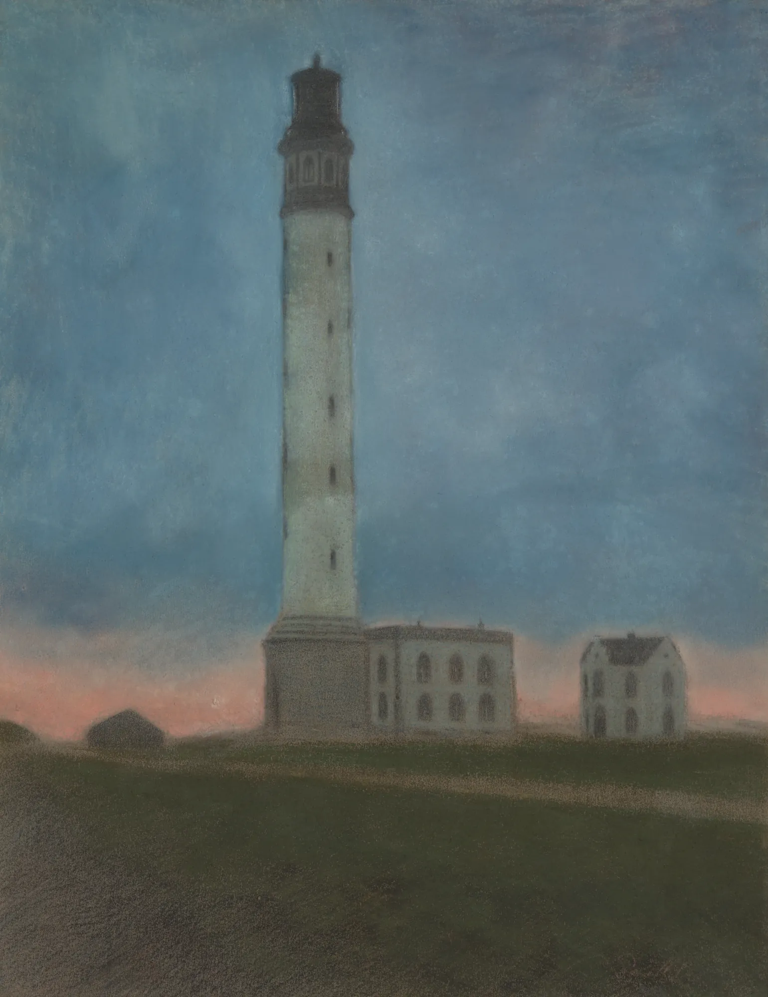The Lighthouse of Ostend at Sunrise