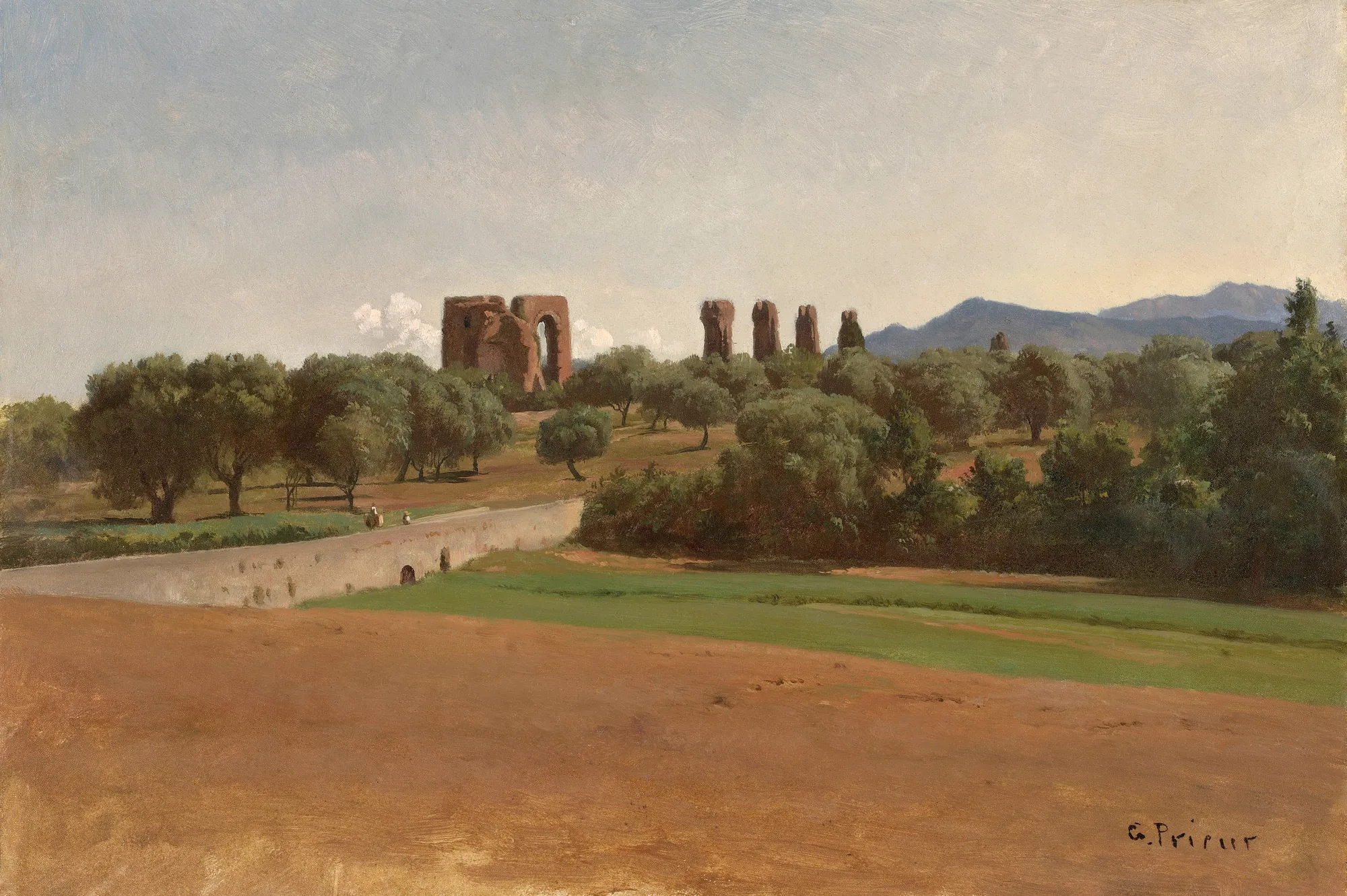 View of the Aqueduct near Fréjus