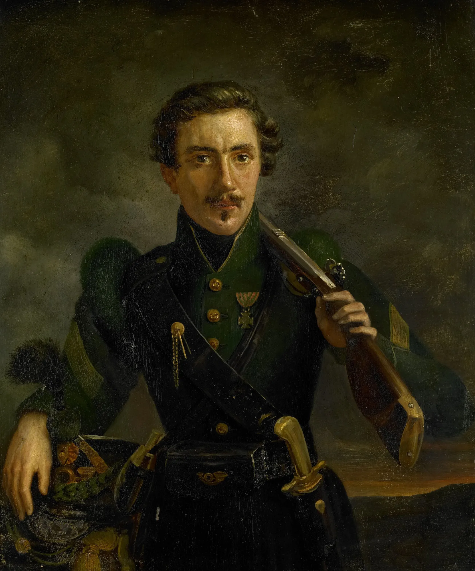 Self-Portrait in the Uniform of the Jagers
