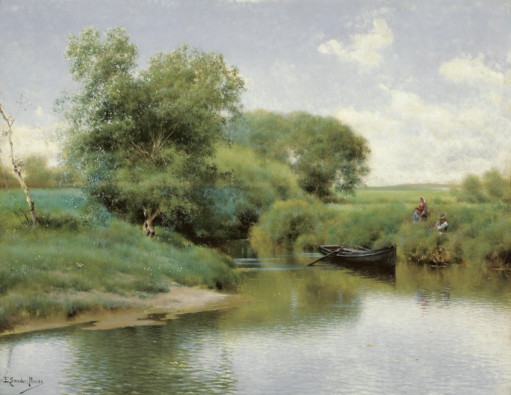 Boating on the River