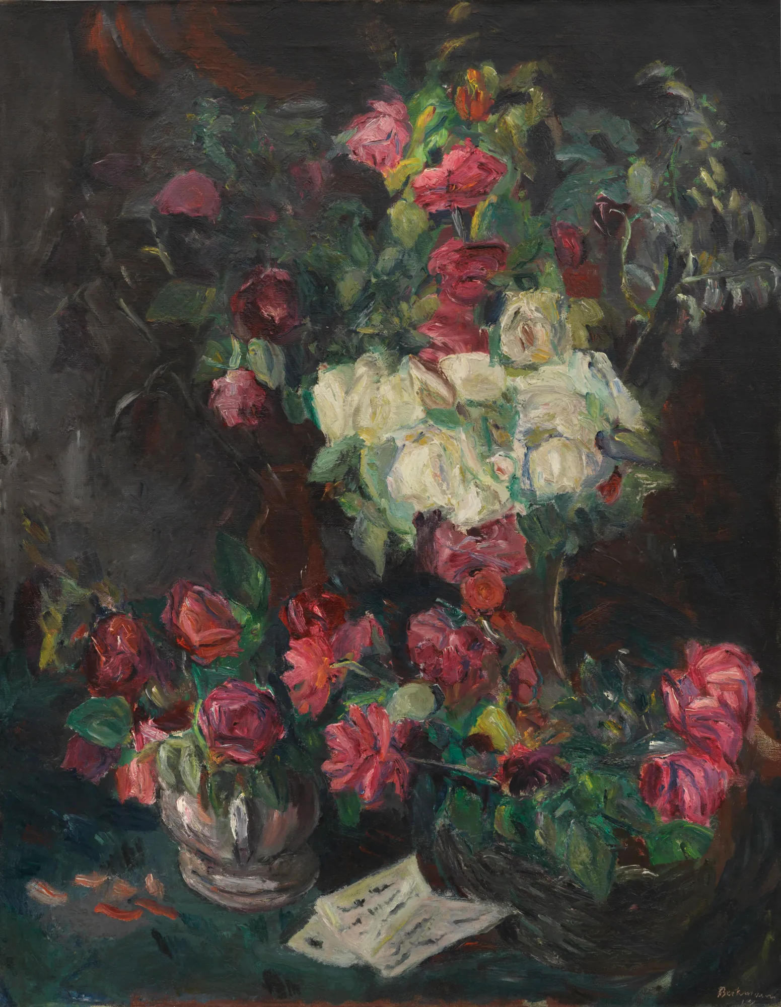Still Life with Red Roses