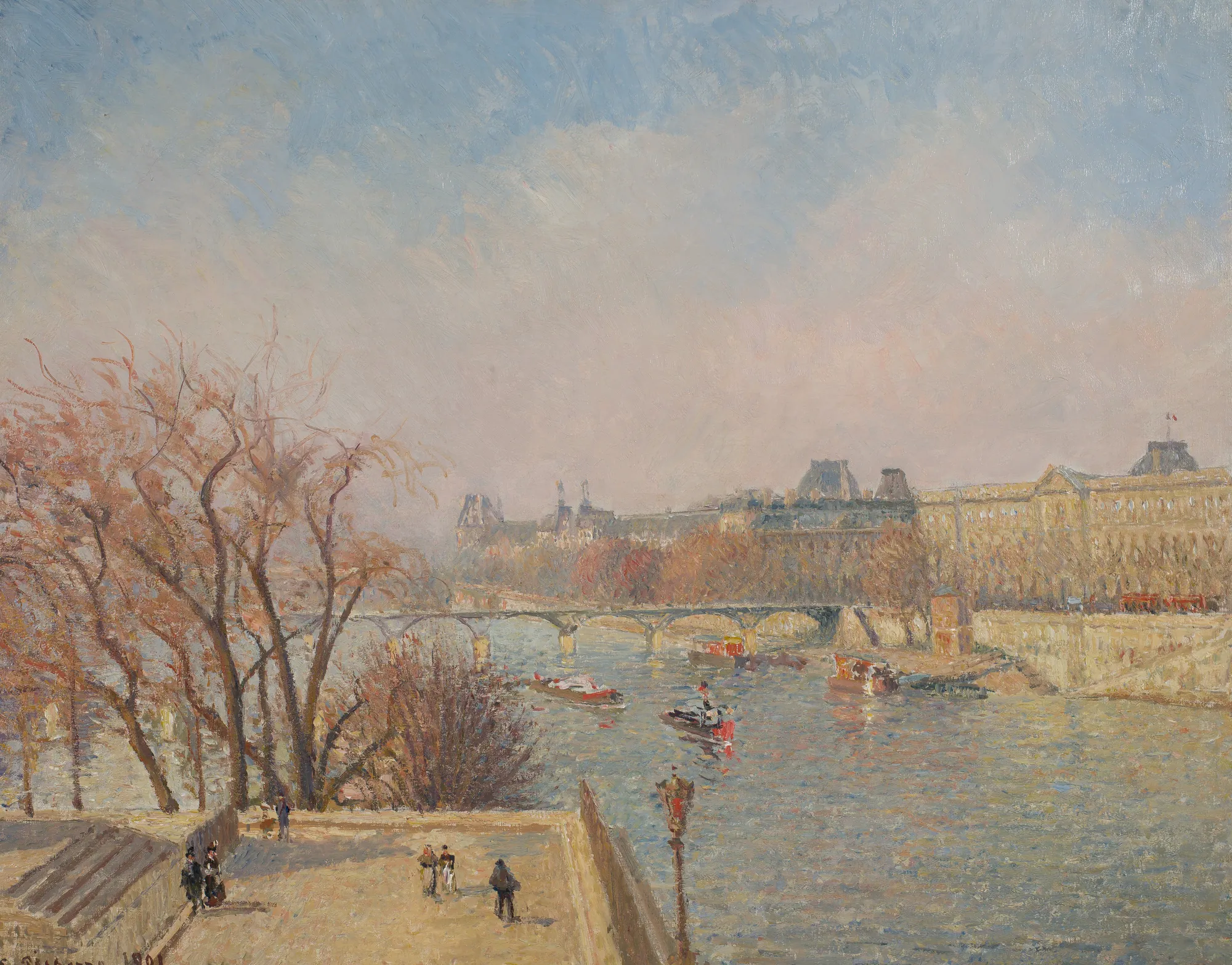 The Louvre: Morning, Sunlight