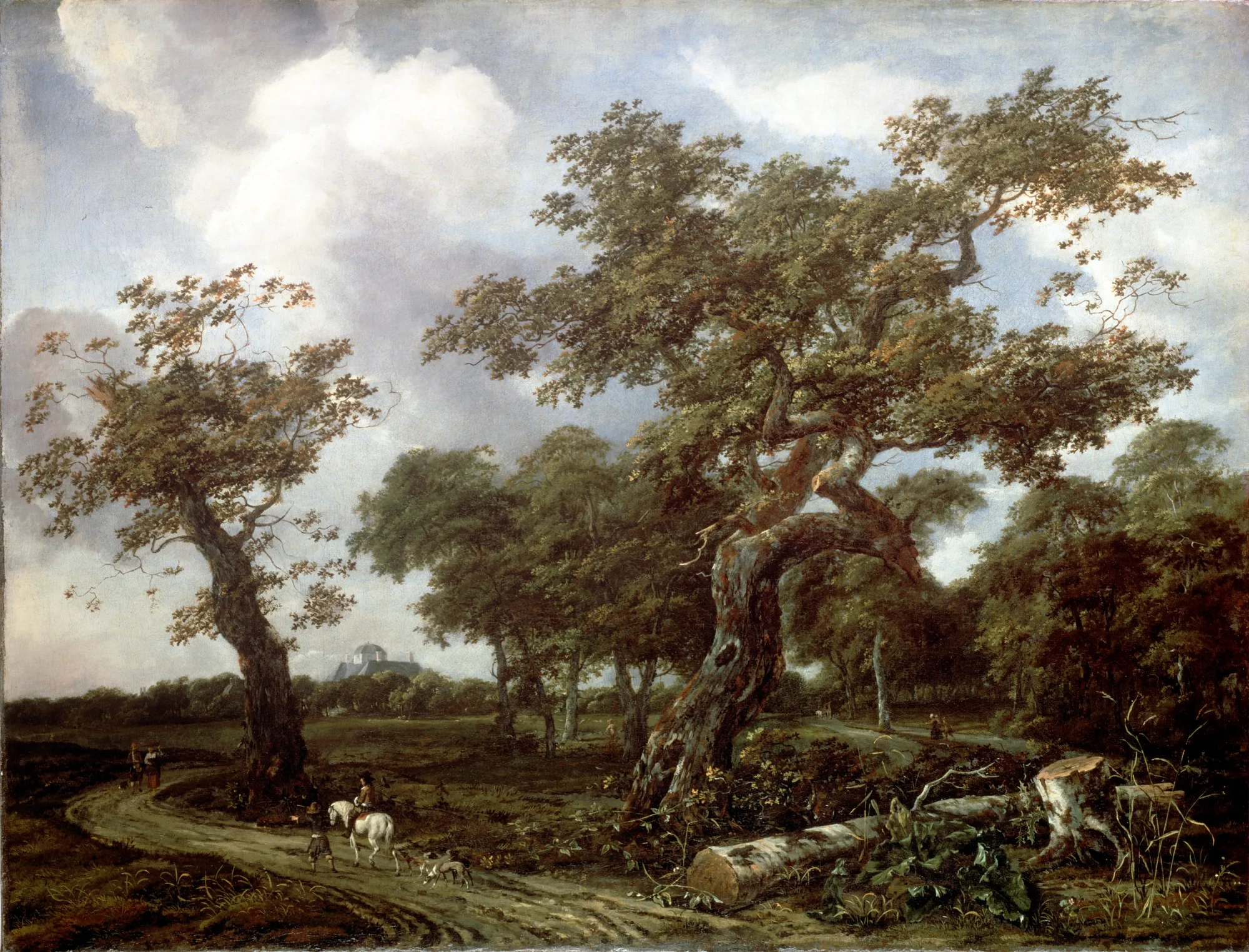 A Wood near The Hague, with a View of the Huis ten Bosch