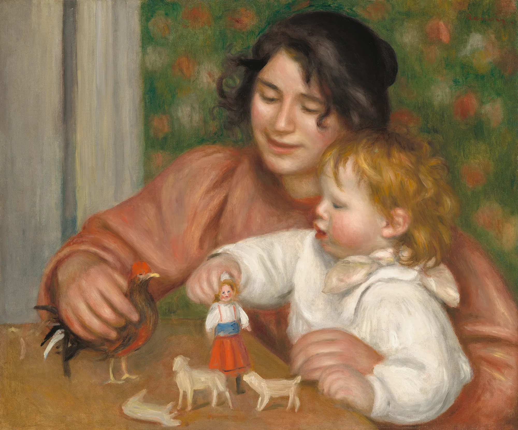 Child with Toys (Gabrielle and the Artist's Son, Jean)