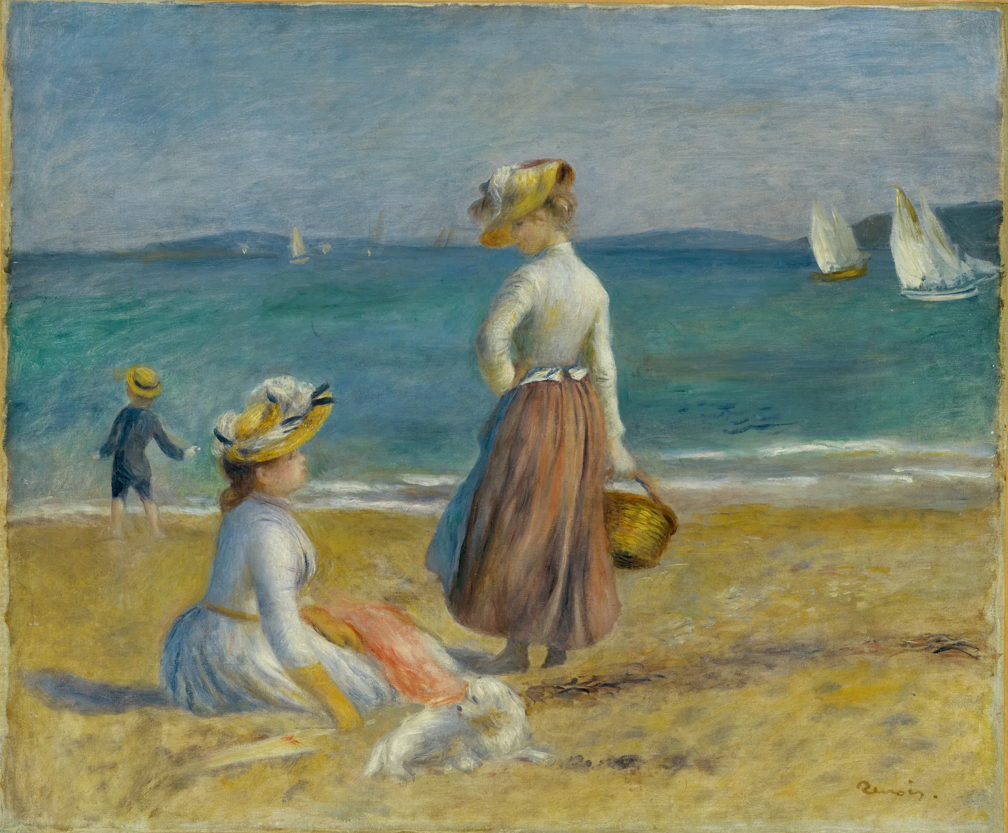 Figures on the Beach
