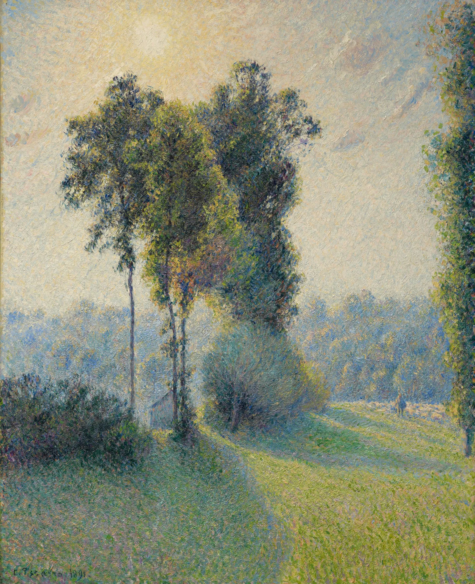 Landscape at Saint-Charles, near Gisors, Sunset